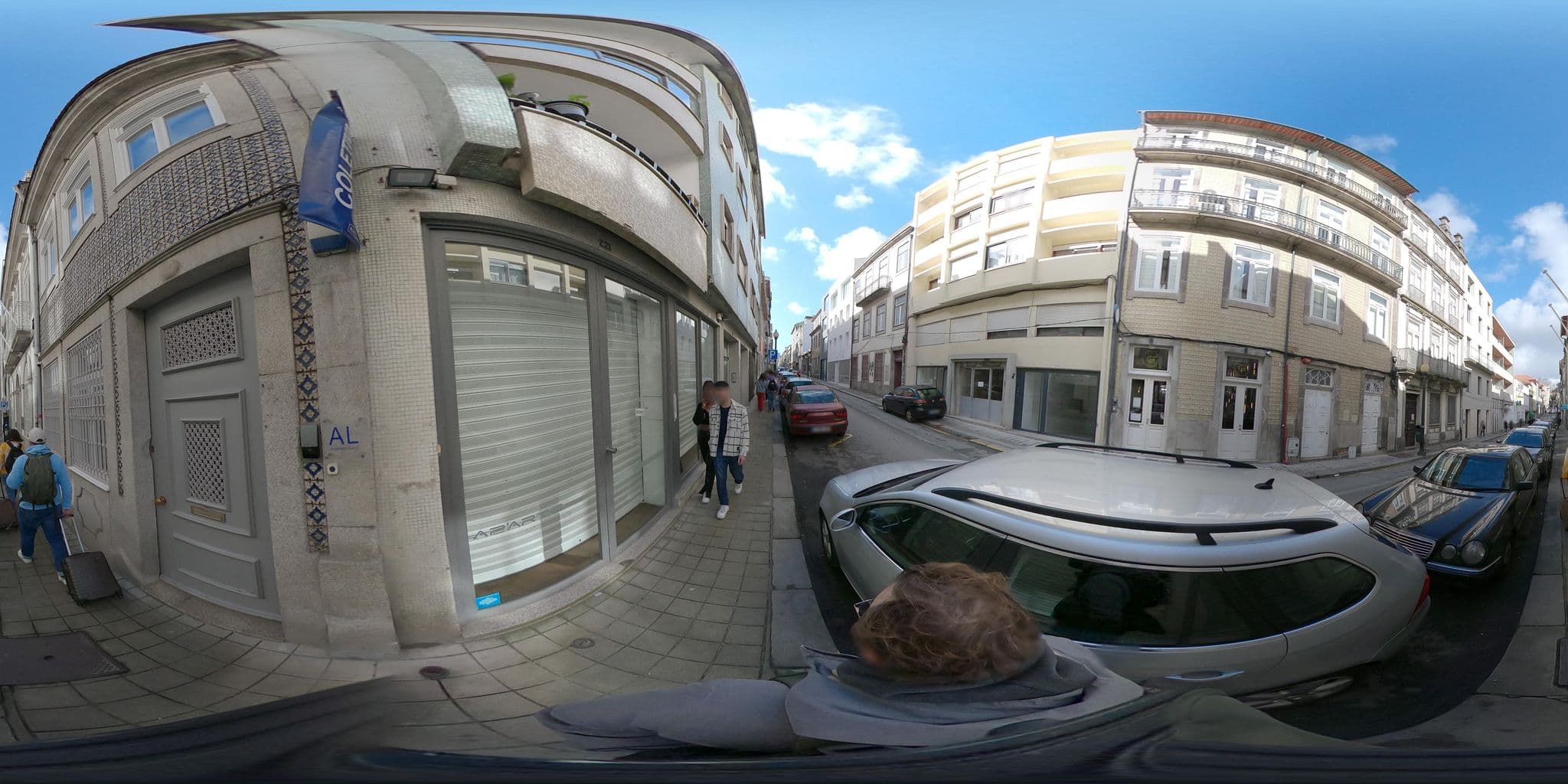 Street view near Gallery Hostel, Porto