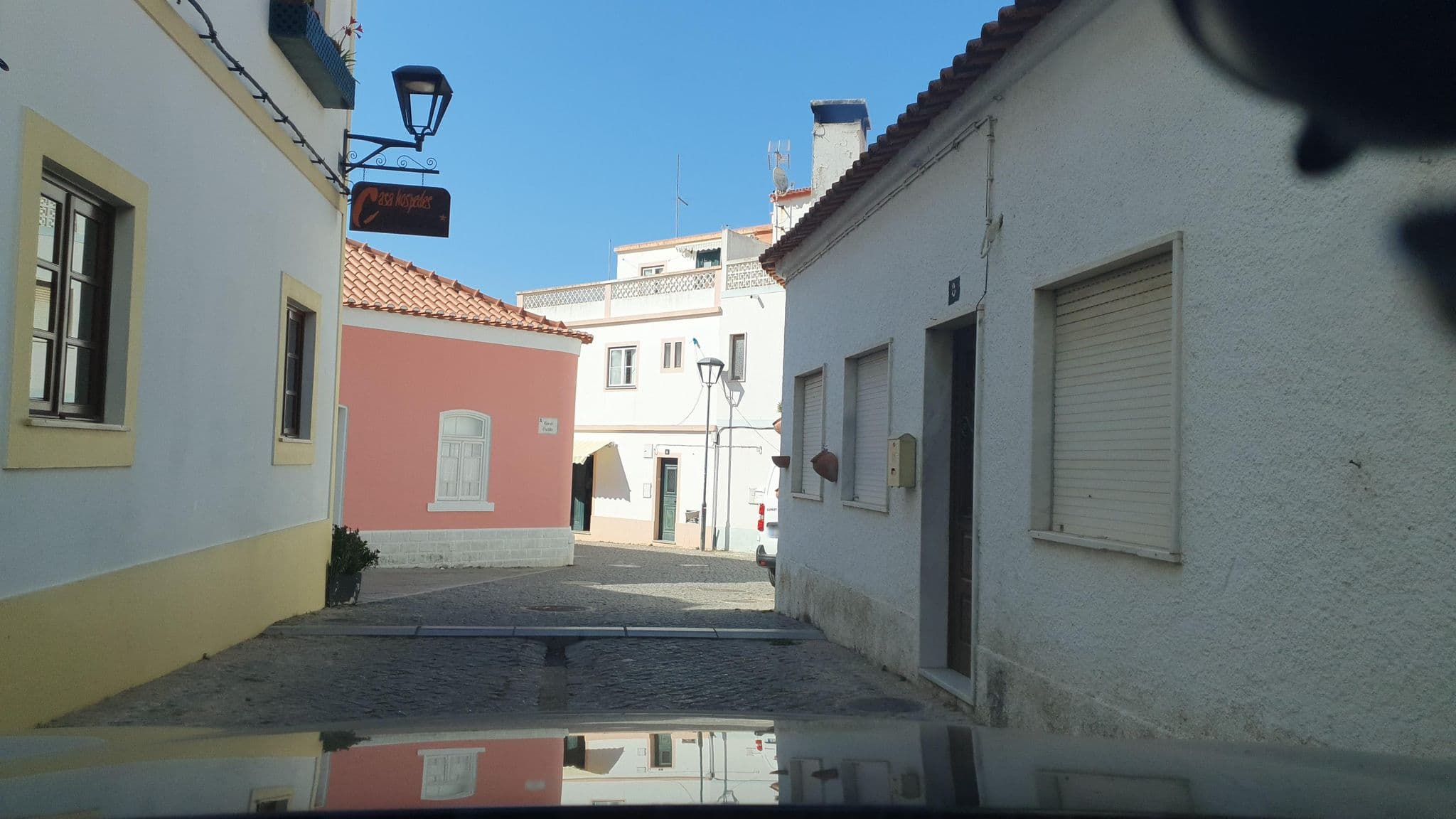 Street view near Casa Hospedes Celeste, São Teotónio — © Barreiros (CC BY-SA · Mapillary)