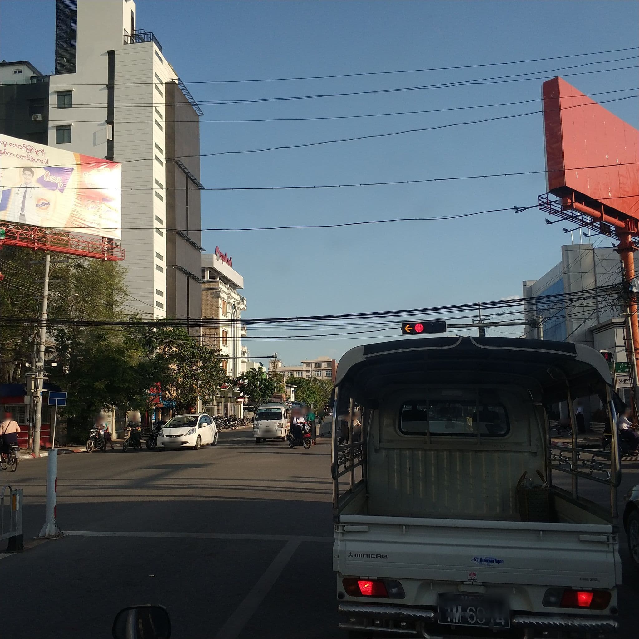 Street view near Sanctuary Hotel, Mandalay — © mghla (CC BY-SA · Mapillary)