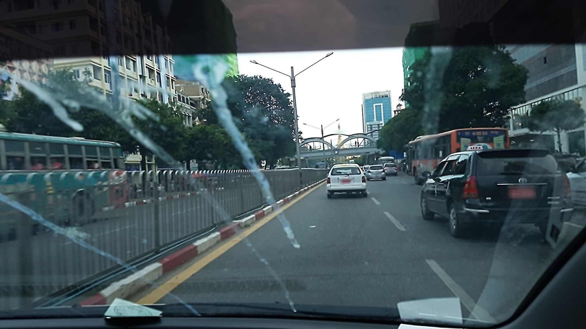 Street view near East Hotel Dining Art & Craft, Botataung — © aungphone (CC BY-SA · Mapillary)