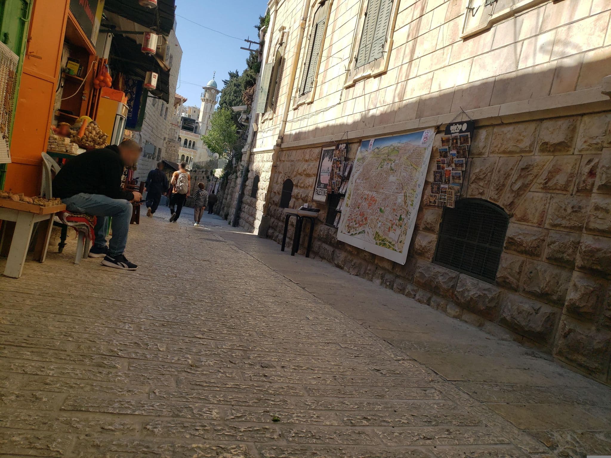 Street view near Armenian Hospice, West Jerusalem — © mapfool (CC BY-SA · Mapillary)