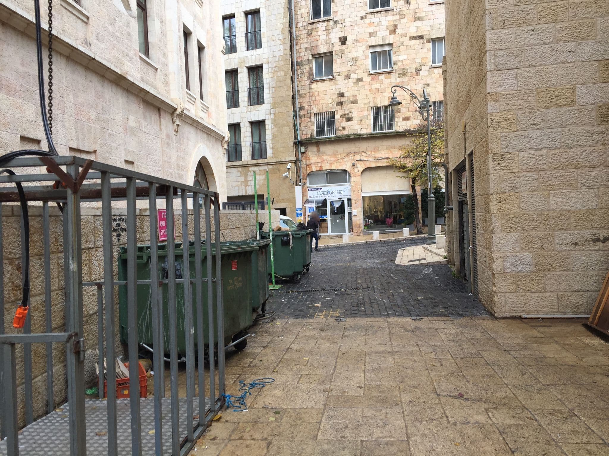 Street view near Gesher  Center, West Jerusalem — © richlv (CC BY-SA · Mapillary)
