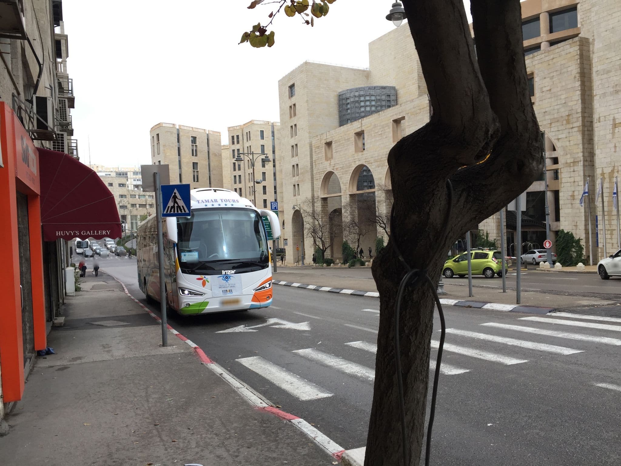 Street view near David Story Hotel, West Jerusalem — © richlv (CC BY-SA · Mapillary)
