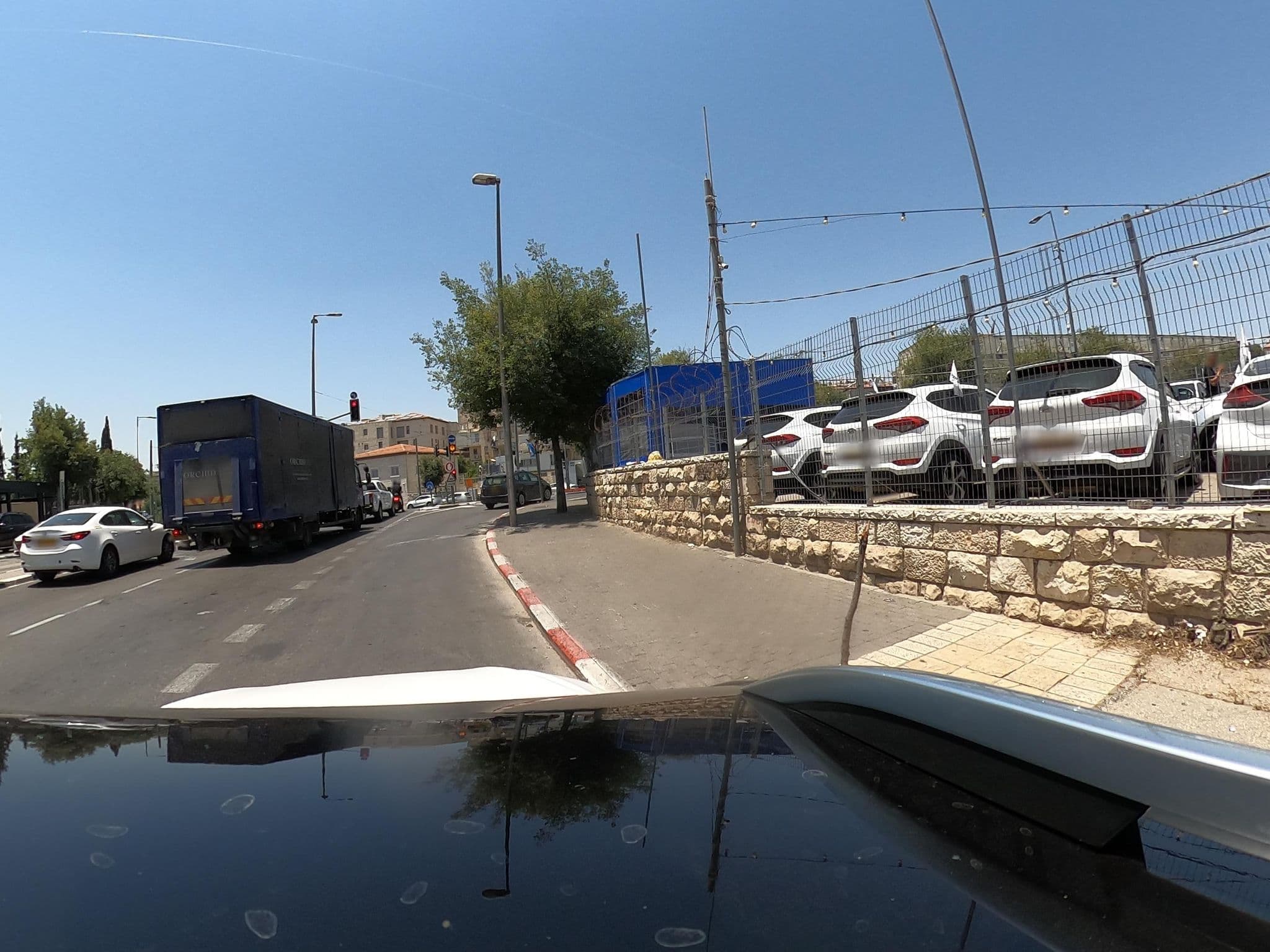 Street view near St. Thomas, West Jerusalem — © tapil (CC BY-SA · Mapillary)