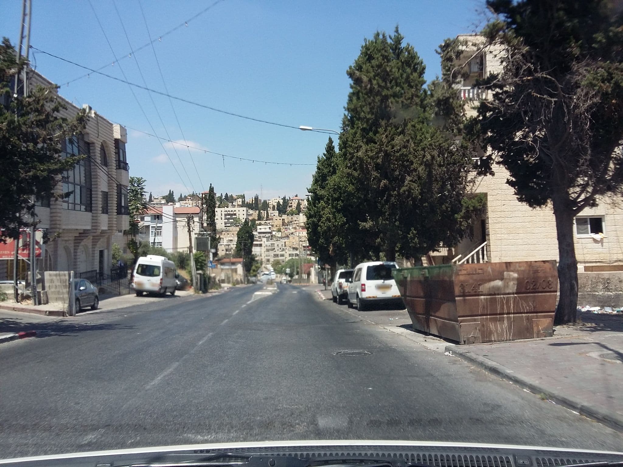 Street view near Church of God Jerusalem Guest House, West Jerusalem — © woodybz (CC BY-SA · Mapillary)