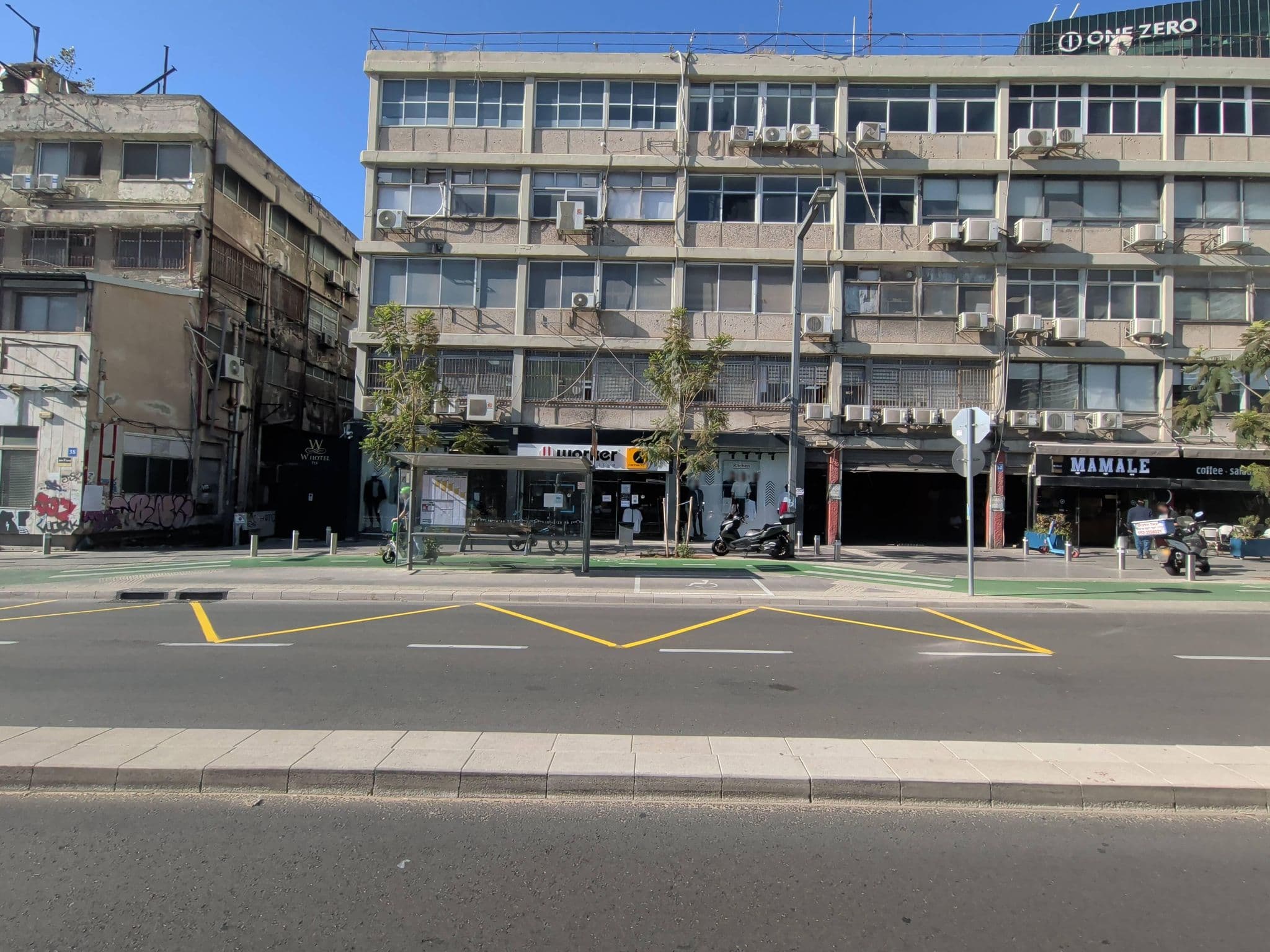 Street view near W.Hotel.TLV, Tel Aviv — © ronena (CC BY-SA · Mapillary)