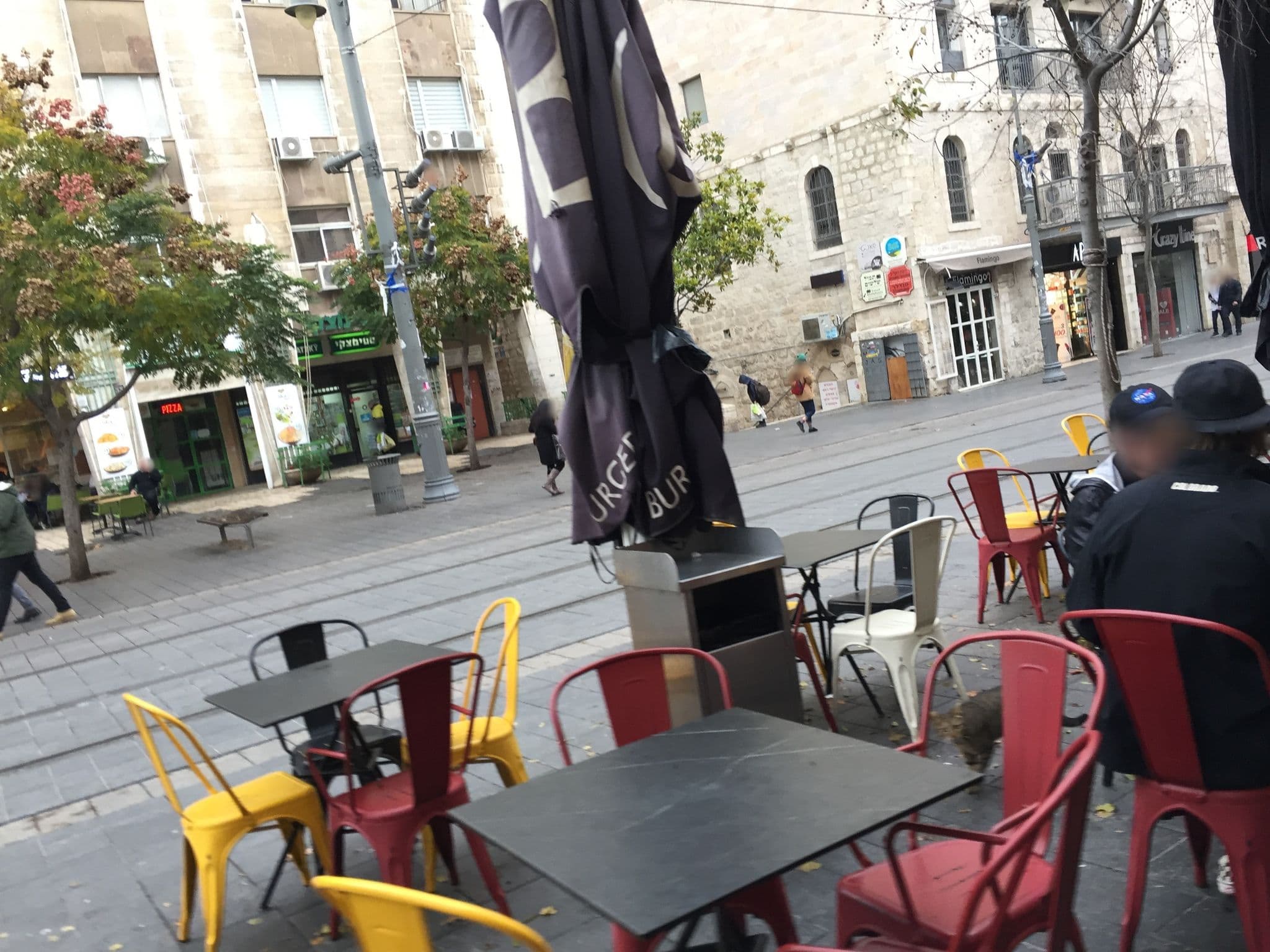 Street view near Sweet Inn Apartments - Jaffa Street, West Jerusalem — © richlv (CC BY-SA · Mapillary)