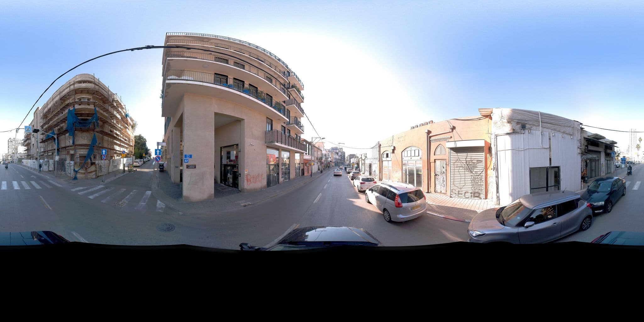 Street view near The Drisco Hotel, Jaffa — © jeffreymartin (CC BY-SA · Mapillary)