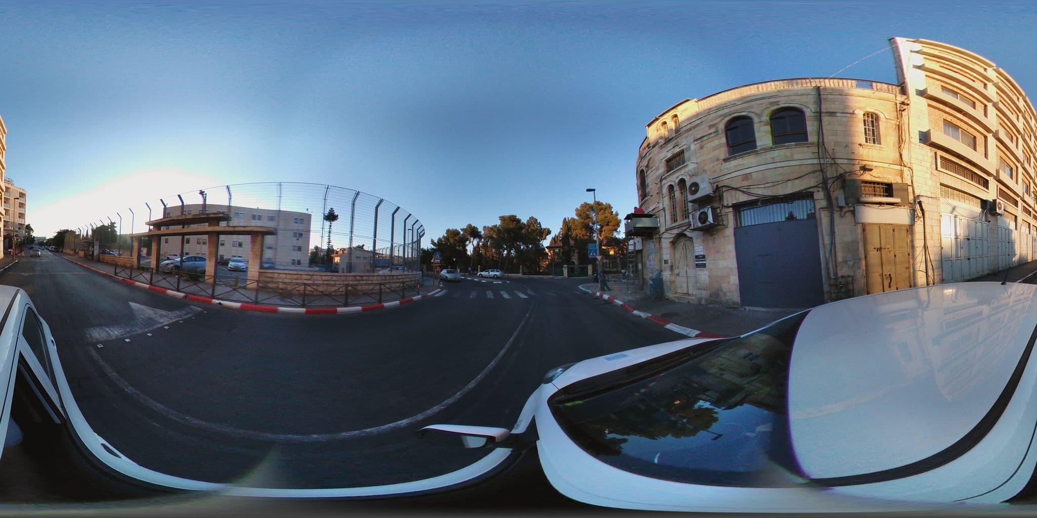 Street view near St.George Hotel Landmark, West Jerusalem — © woodybz (CC BY-SA · Mapillary)