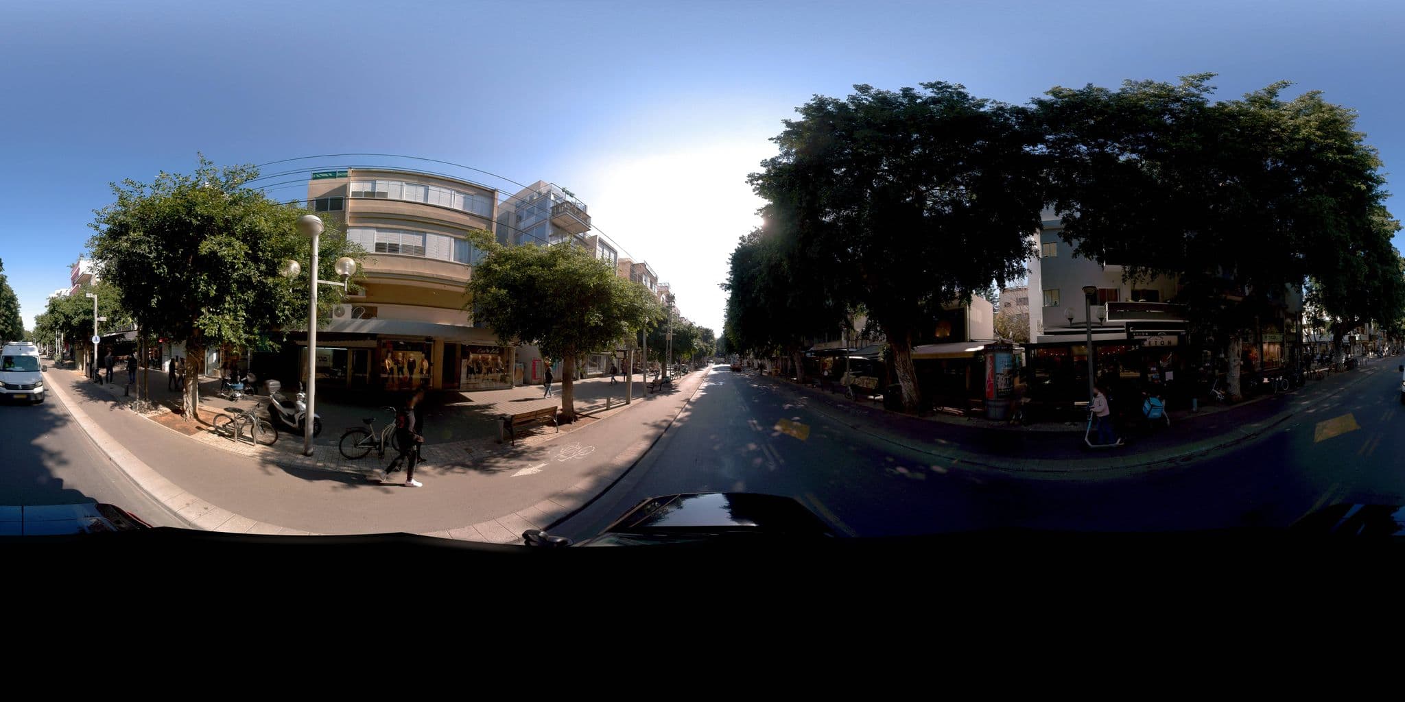 Street view near Jean Jaures Urban Residence, Tel Aviv — © jeffreymartin (CC BY-SA · Mapillary)