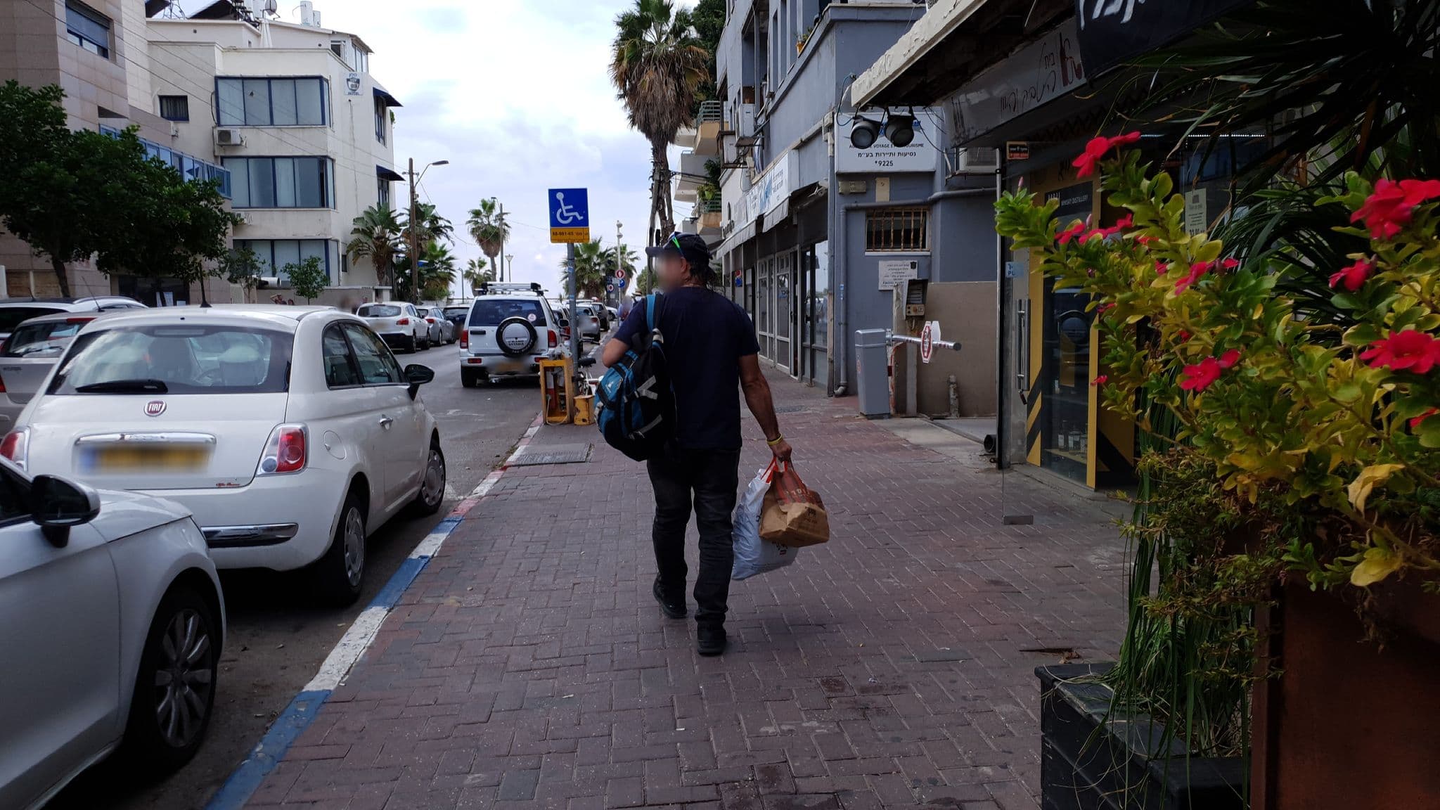 Street view near Miguel Hotel, Tel Aviv — © jopparn (CC BY-SA · Mapillary)