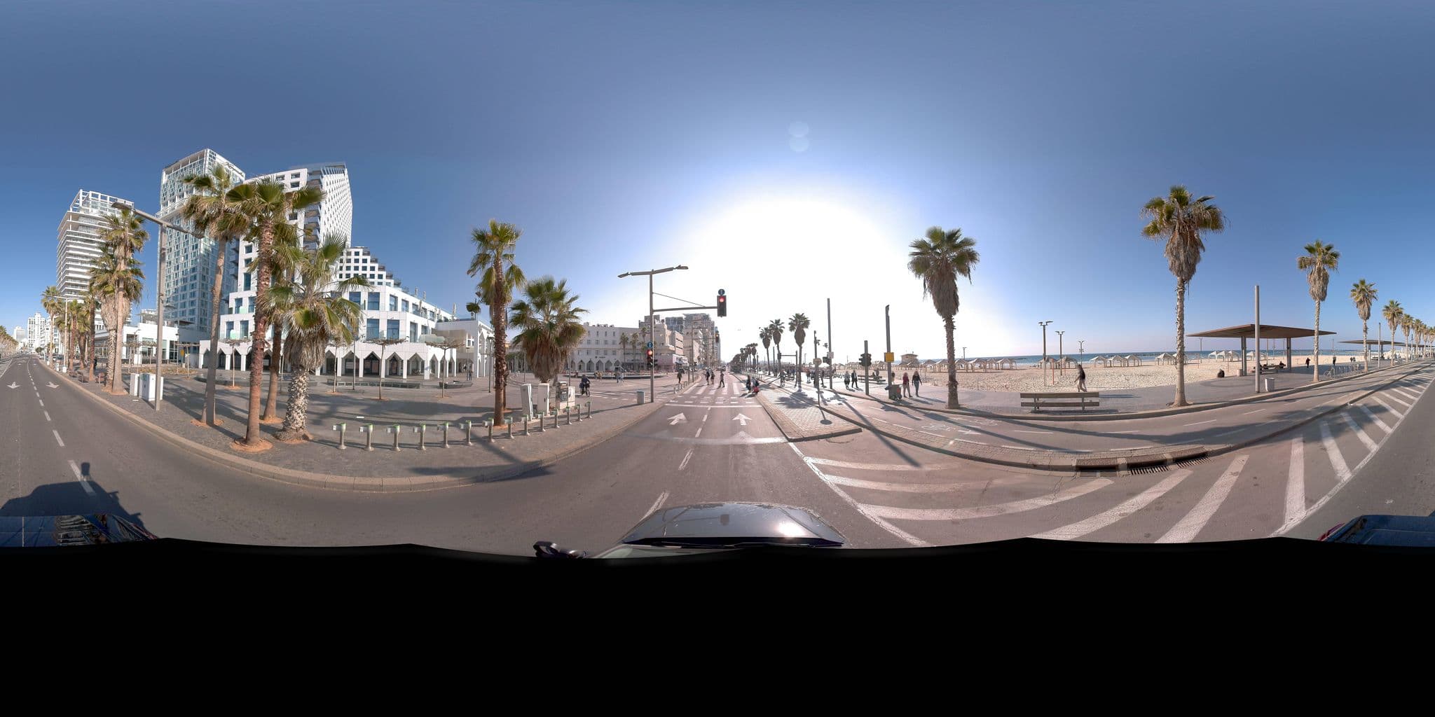 Street view near Opera Hotel, Tel Aviv — © jeffreymartin (CC BY-SA · Mapillary)