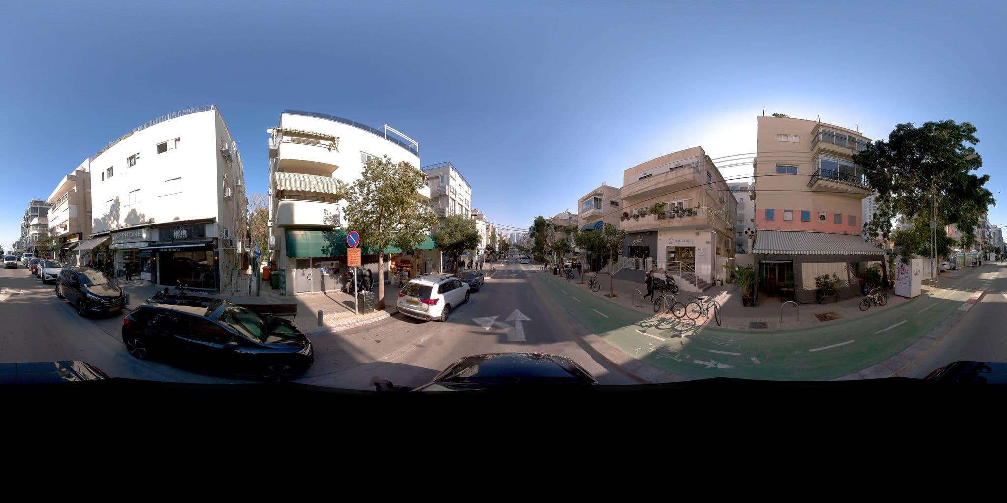 Street view near 1000Nights Apartments, Tel Aviv — © jeffreymartin (CC BY-SA · Mapillary)