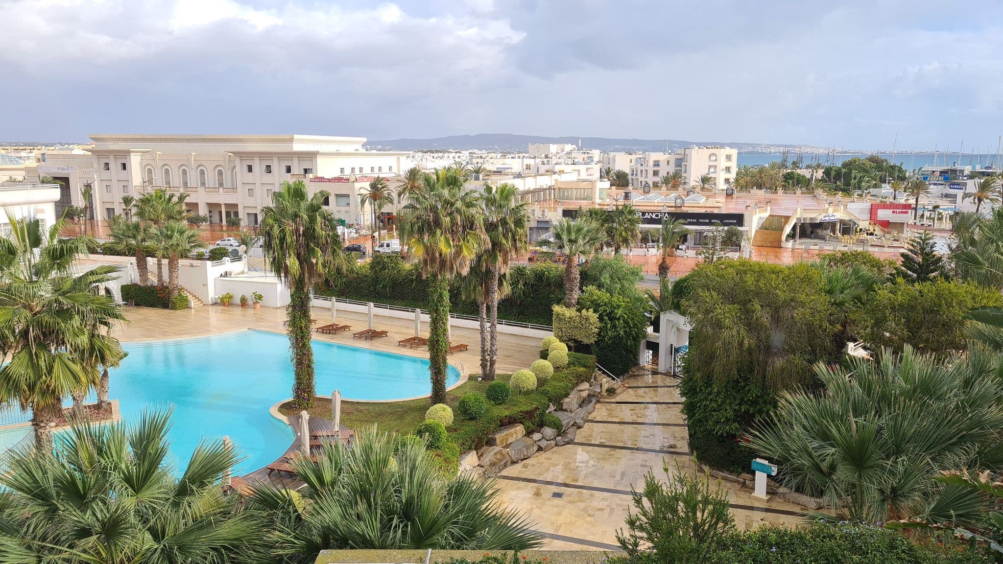 Street view near Laico swimming pool, Hammamet — © dghofrane (CC BY-SA · Mapillary)