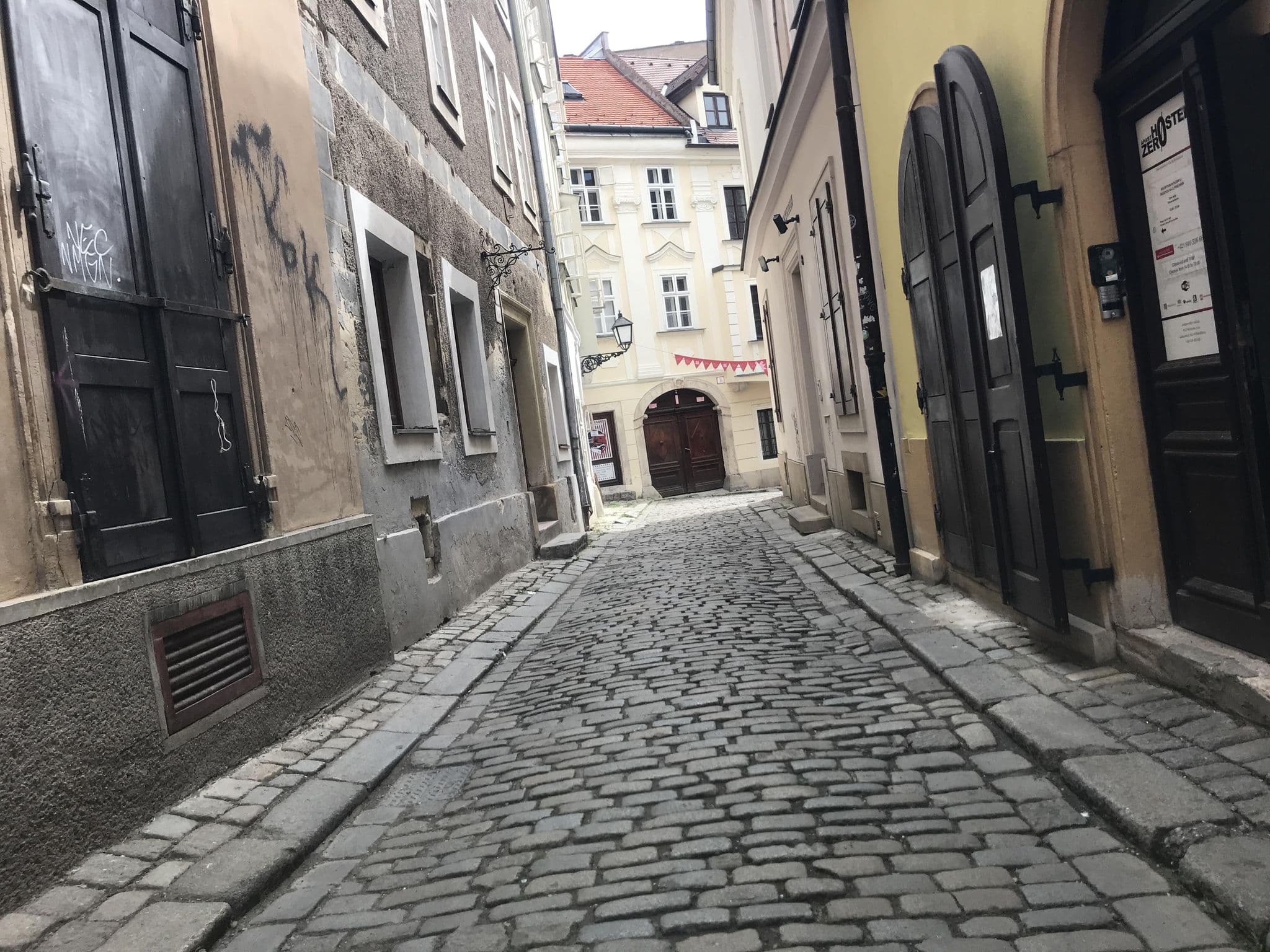Street view near Hostel Zero, Bratislava — © miguel_andrade (CC BY-SA · Mapillary)
