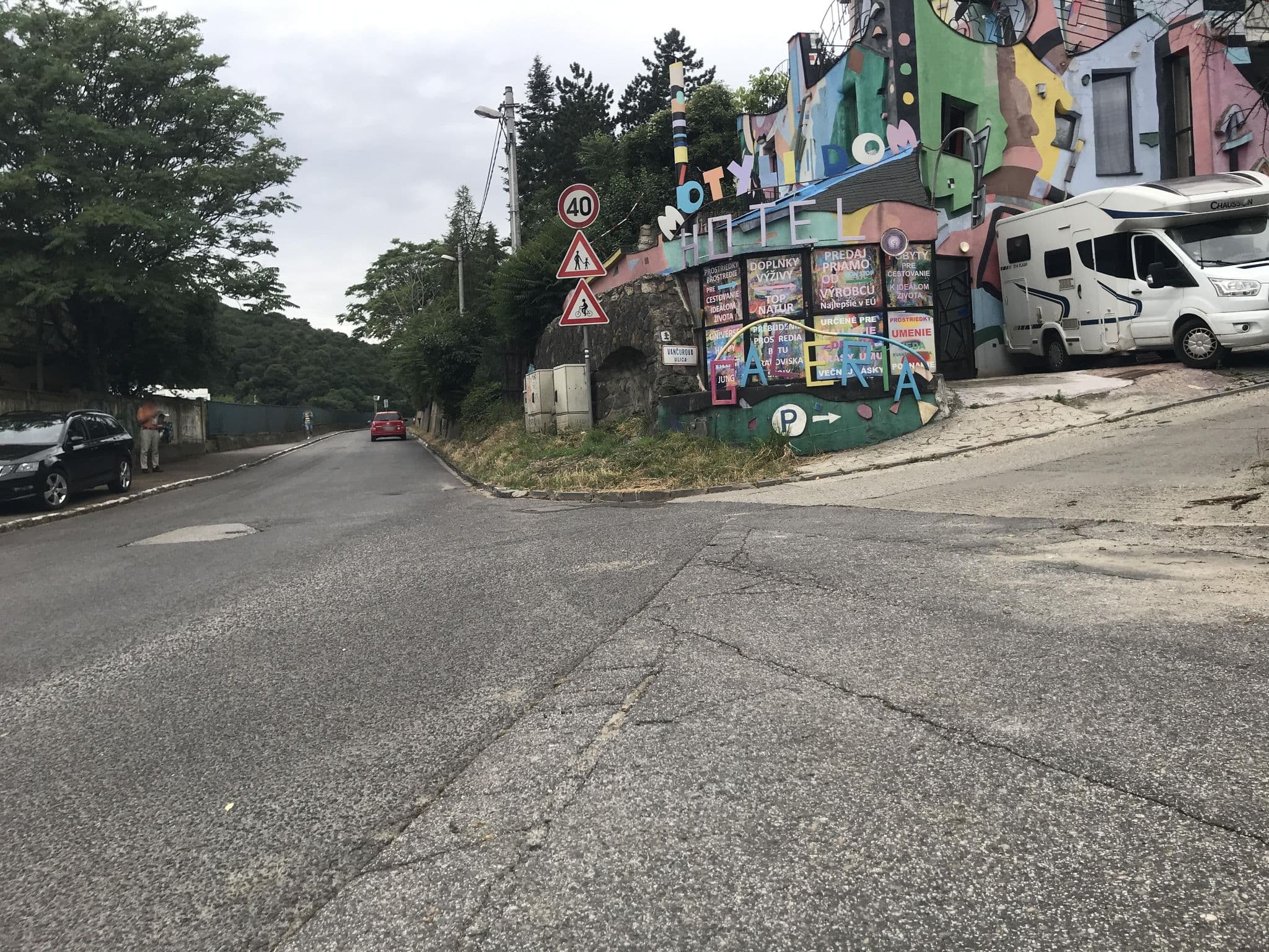 Street view near Hotel Motýli dom, Bratislava — © miguel_andrade (CC BY-SA · Mapillary)