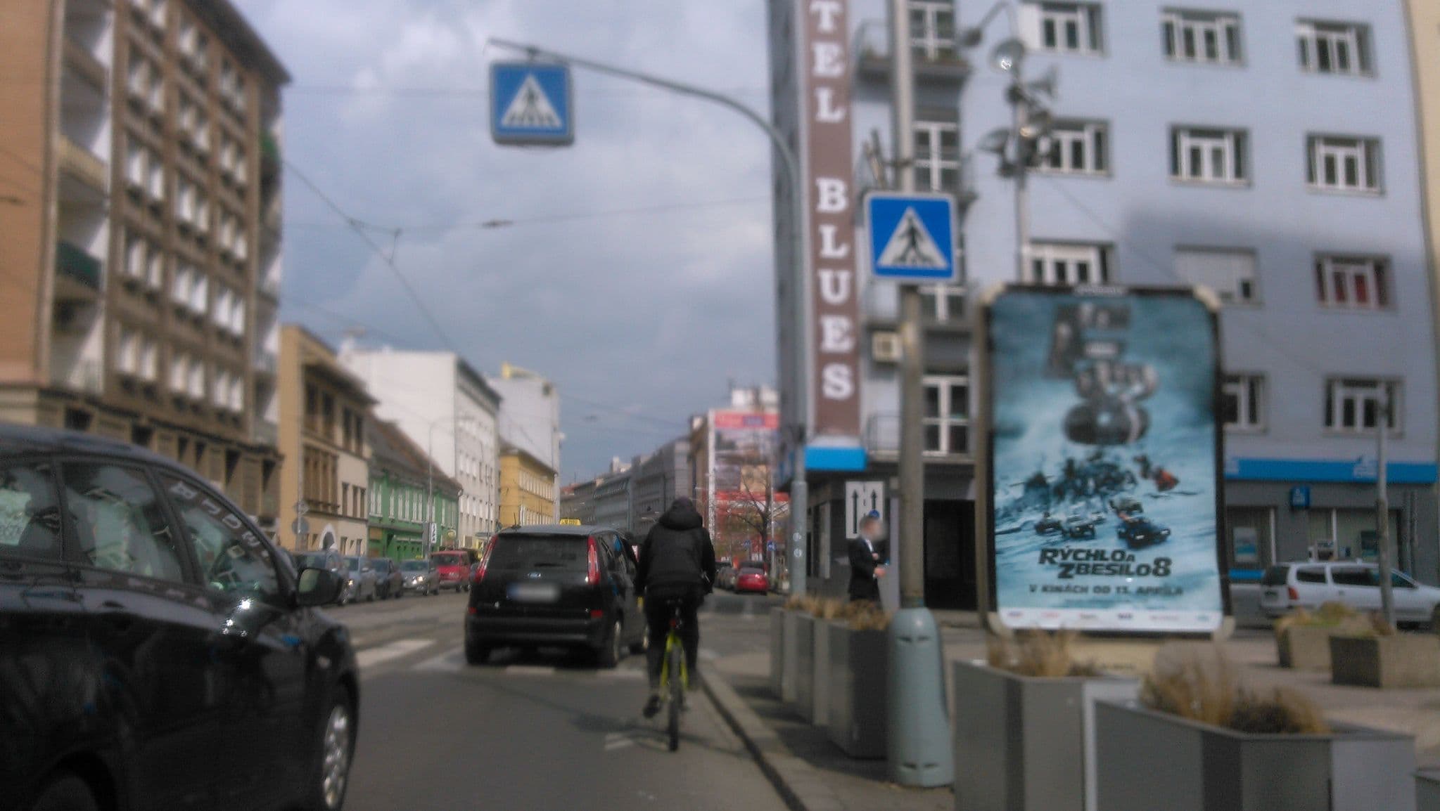 Street view near Hostel Blues, Bratislava — © michalp (CC BY-SA · Mapillary)