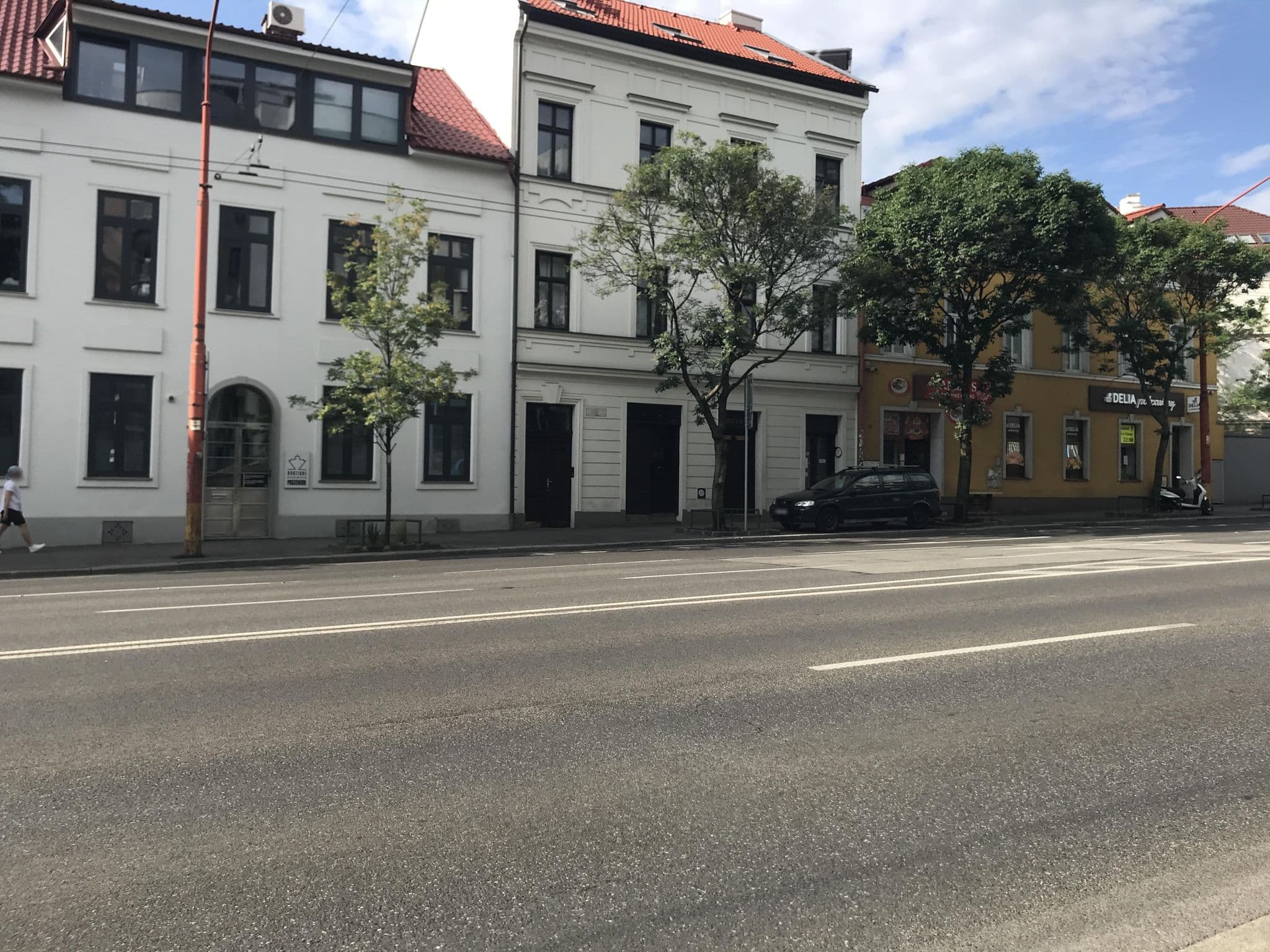 Street view near Possonium Youth Hostel, Bratislava — © miguel_andrade (CC BY-SA · Mapillary)