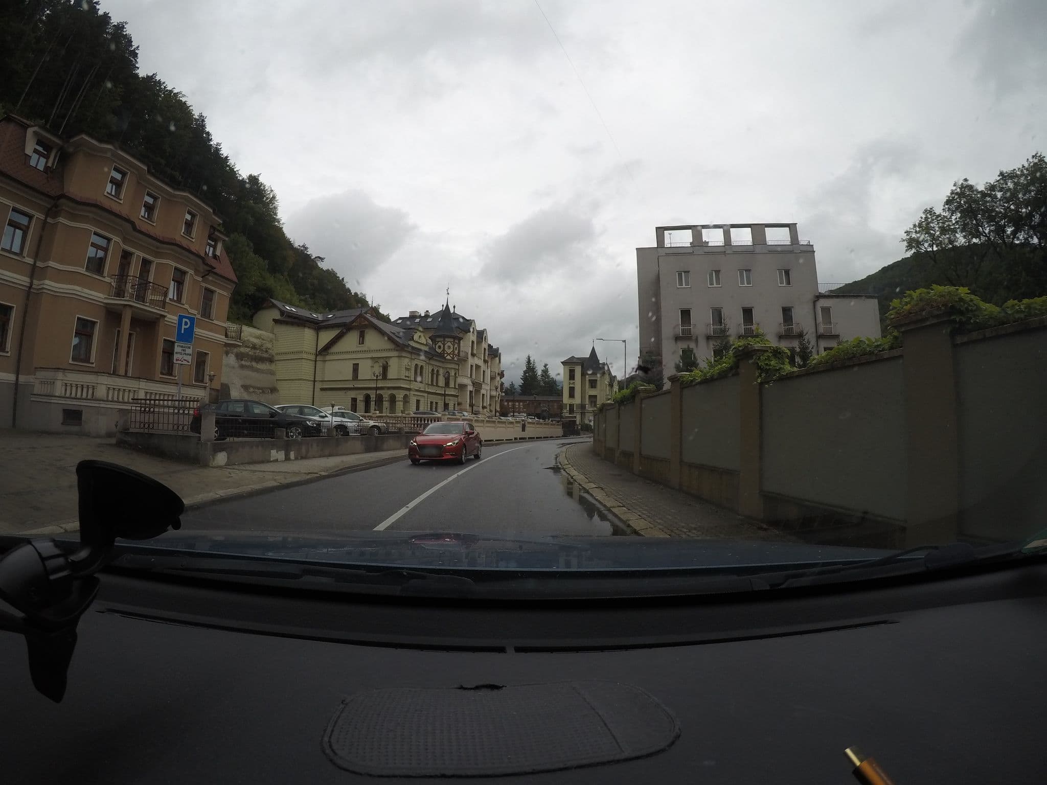 Street view near Garni Hotel Praha, Trenčianske Teplice — © misko903 (CC BY-SA · Mapillary)