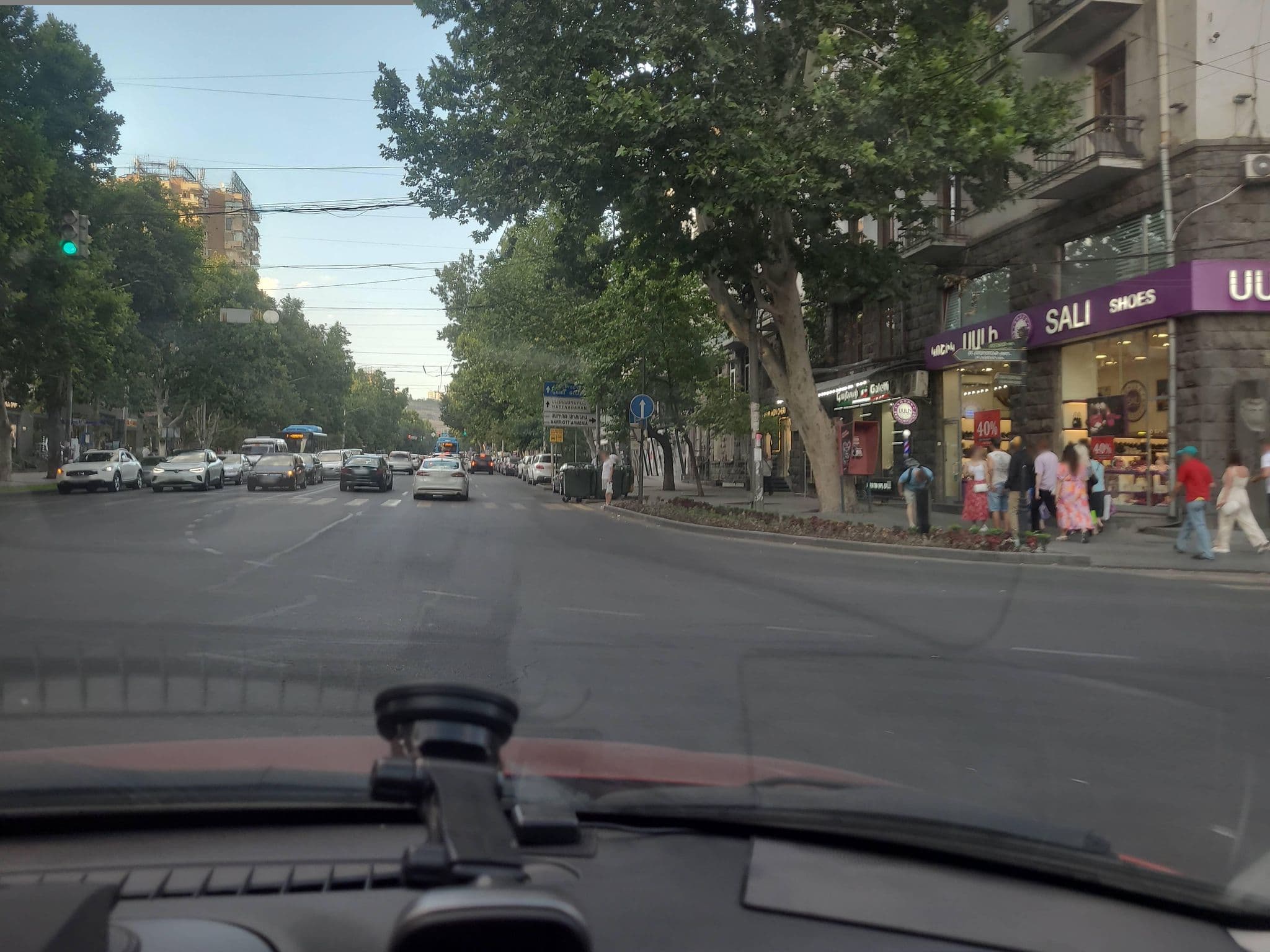 Street view near L.A. Hostel, Yerevan — © noktoborus (CC BY-SA · Mapillary)