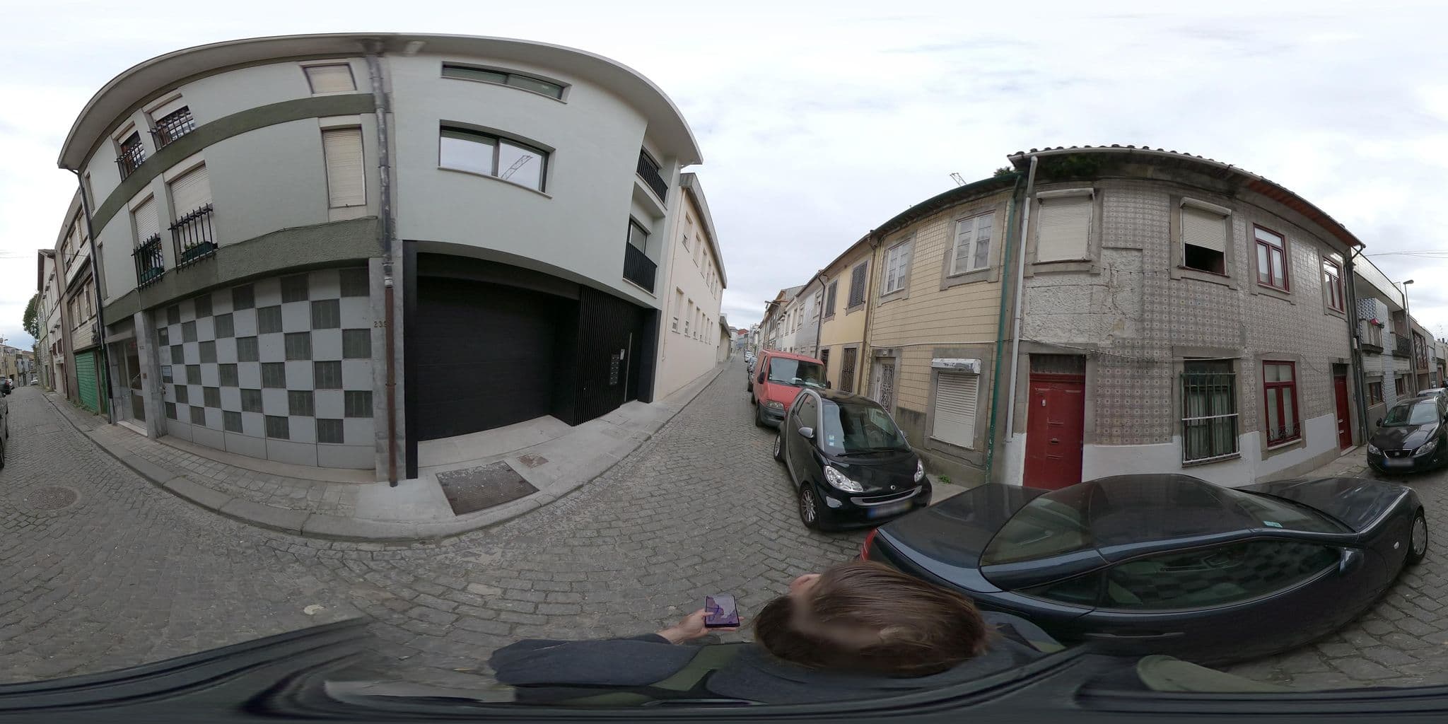 Street view near Porto City Hotel, Ameal — © skfd (CC BY-SA · Mapillary)