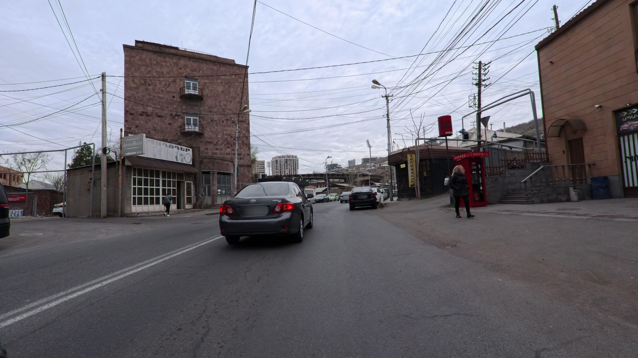 Street view near Nuryan Hotel, Yerevan — © mos_next_door (CC BY-SA · Mapillary)