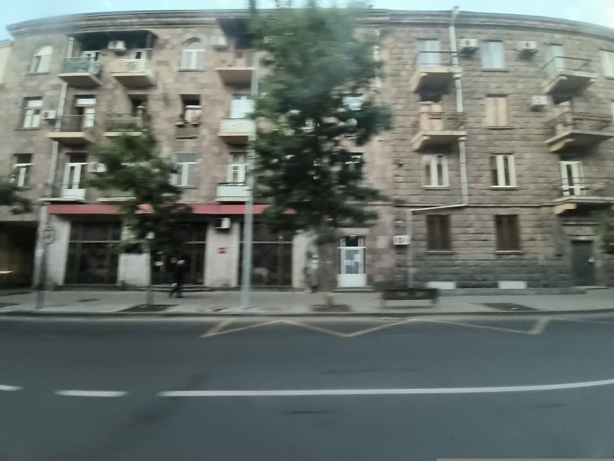 Street view near Daniel Boutique Hotel, Yerevan — © GregoryM108 (CC BY-SA · Mapillary)