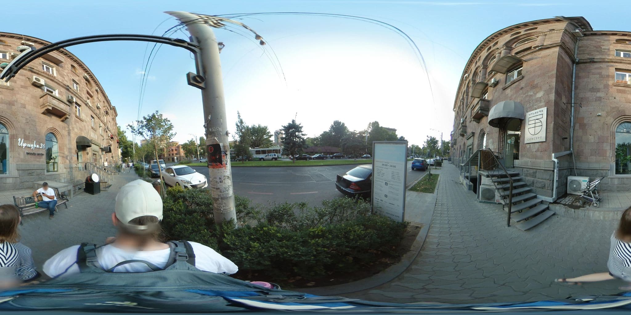 Street view near Anahit Stepanyan's B&B - Hostel, Kentron — © vlivyur (CC BY-SA · Mapillary)