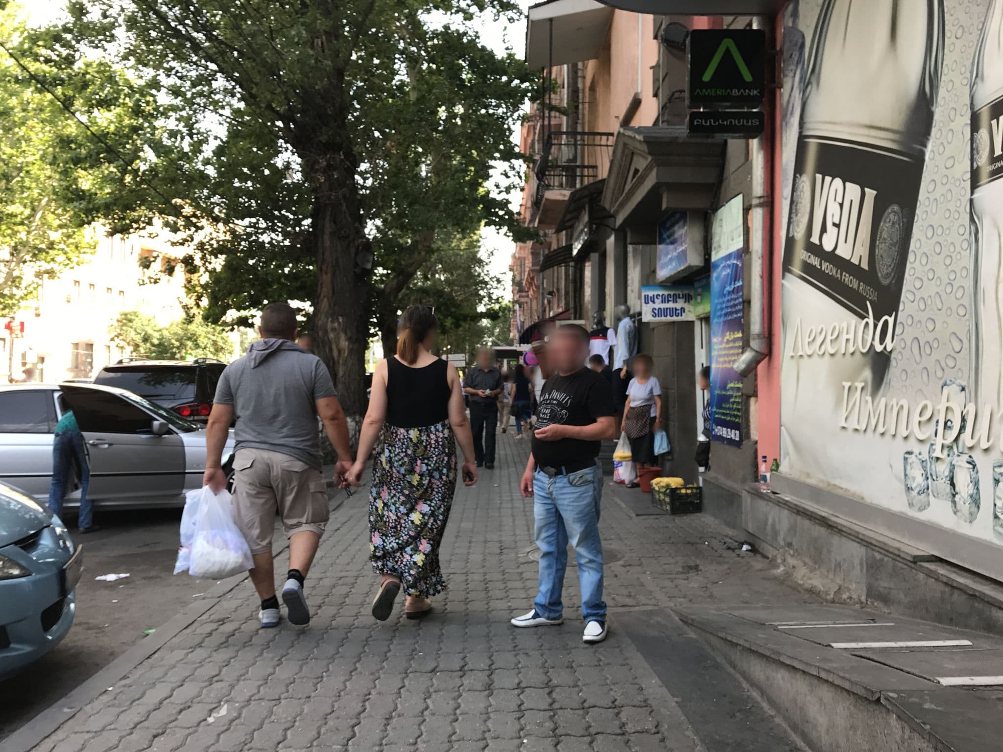 Street view near Sun City Hostel, Yerevan — © thepriben (CC BY-SA · Mapillary)