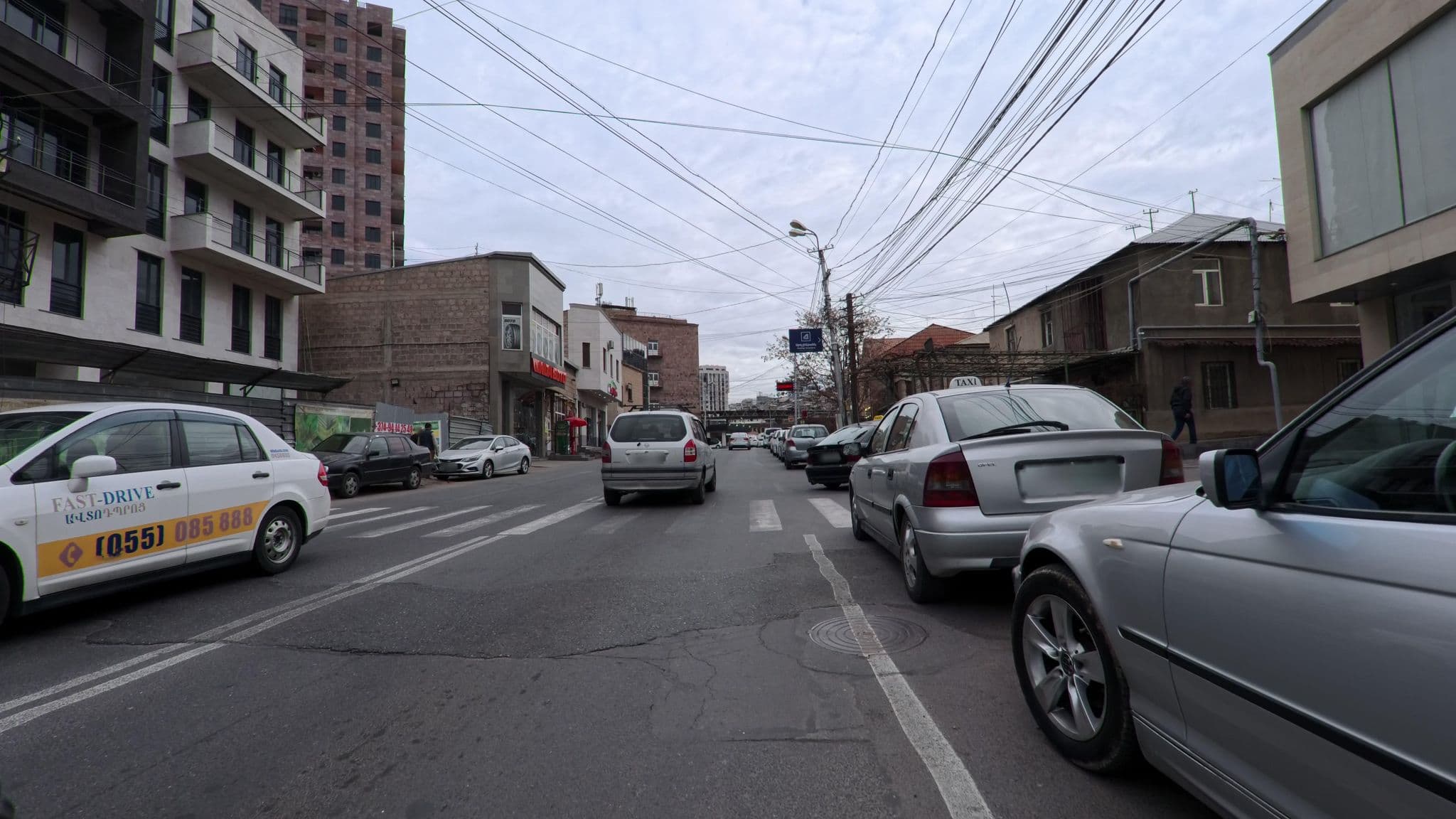 Street view near Adams Hotel, Yerevan — © mos_next_door (CC BY-SA · Mapillary)