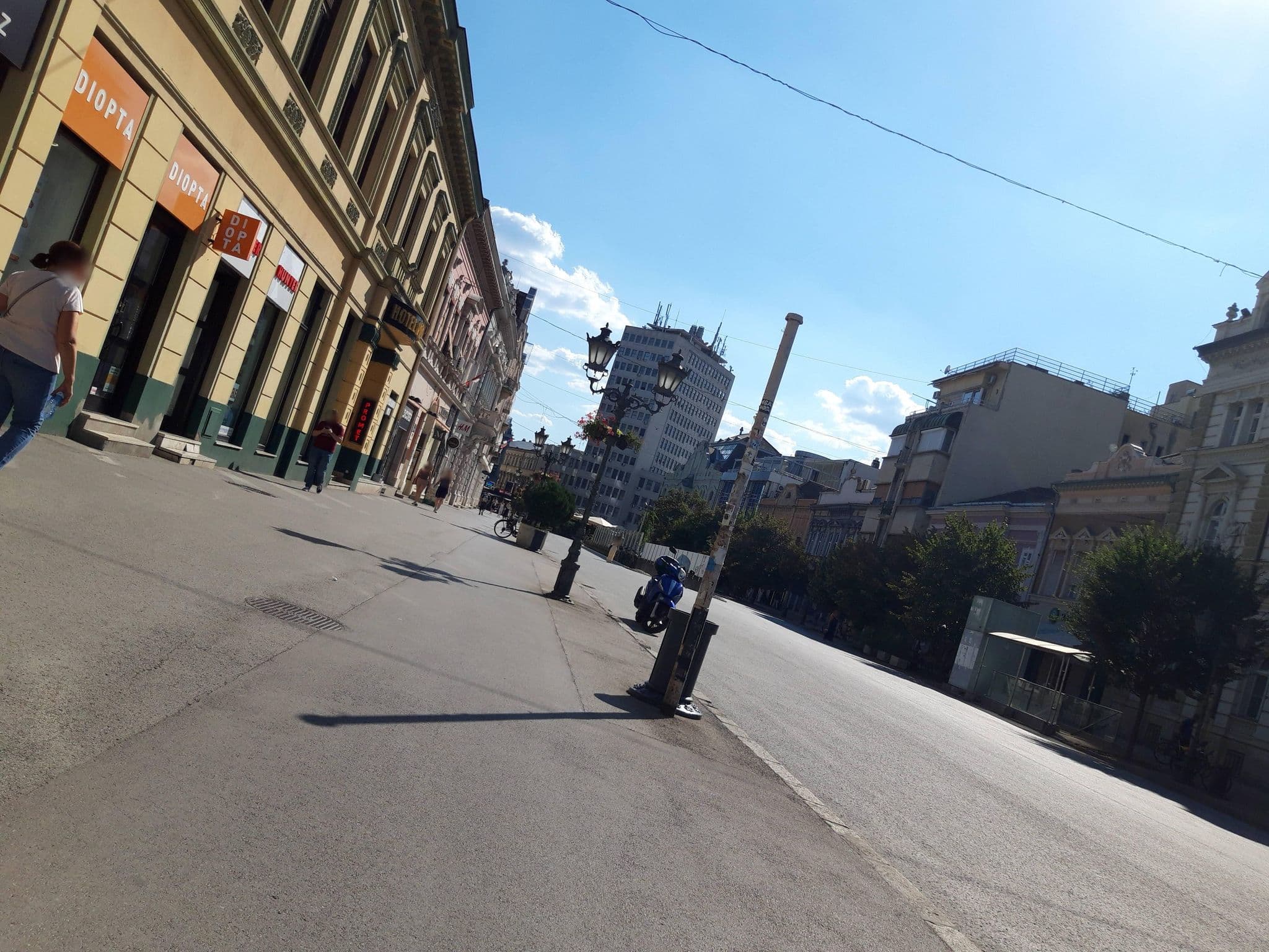 Street view near Hotel Vojvodina, Novi Sad — © fivewho (CC BY-SA · Mapillary)