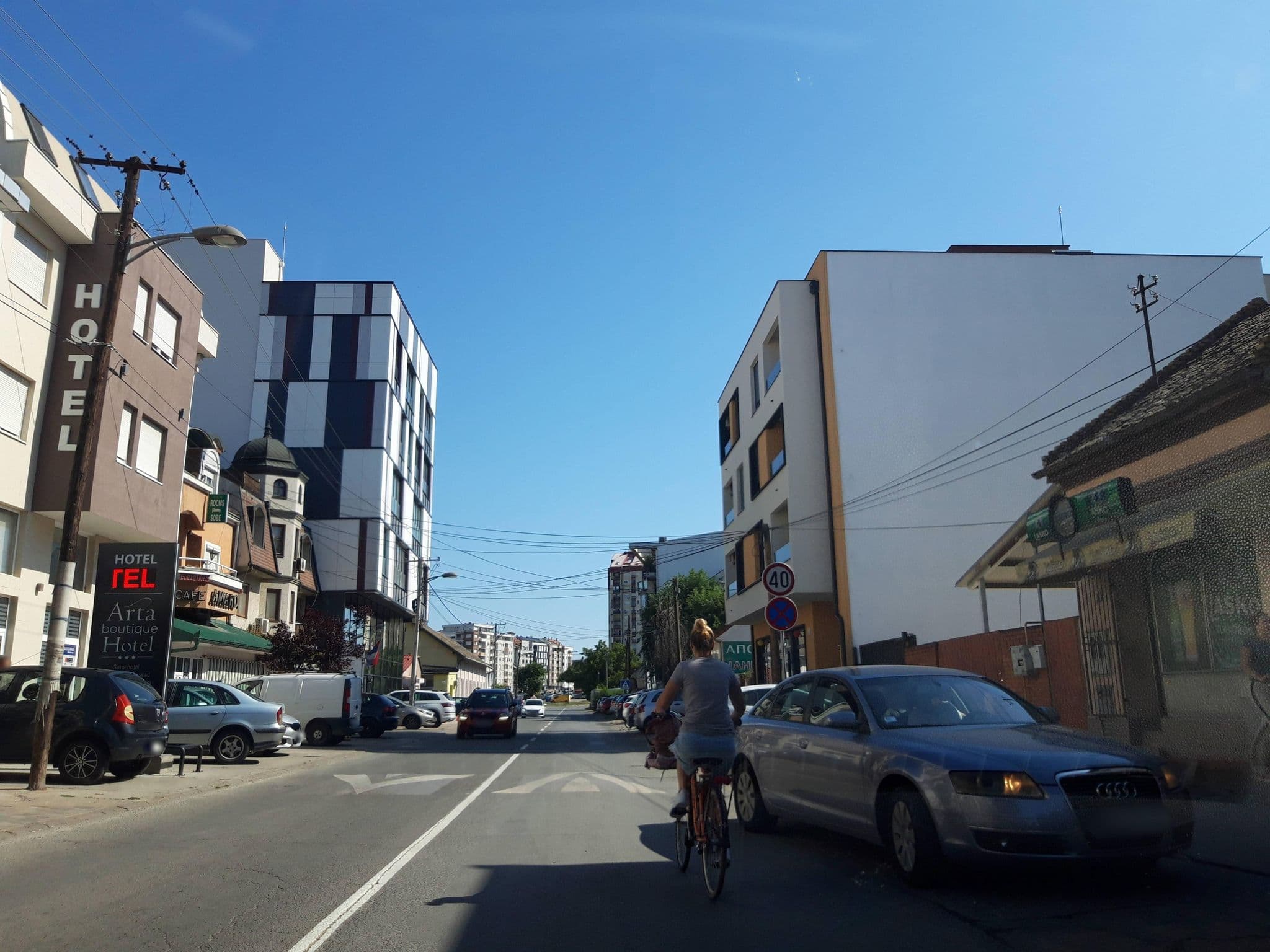 Street view near Arta Boutique Hotel, Novi Sad — © fivewho (CC BY-SA · Mapillary)