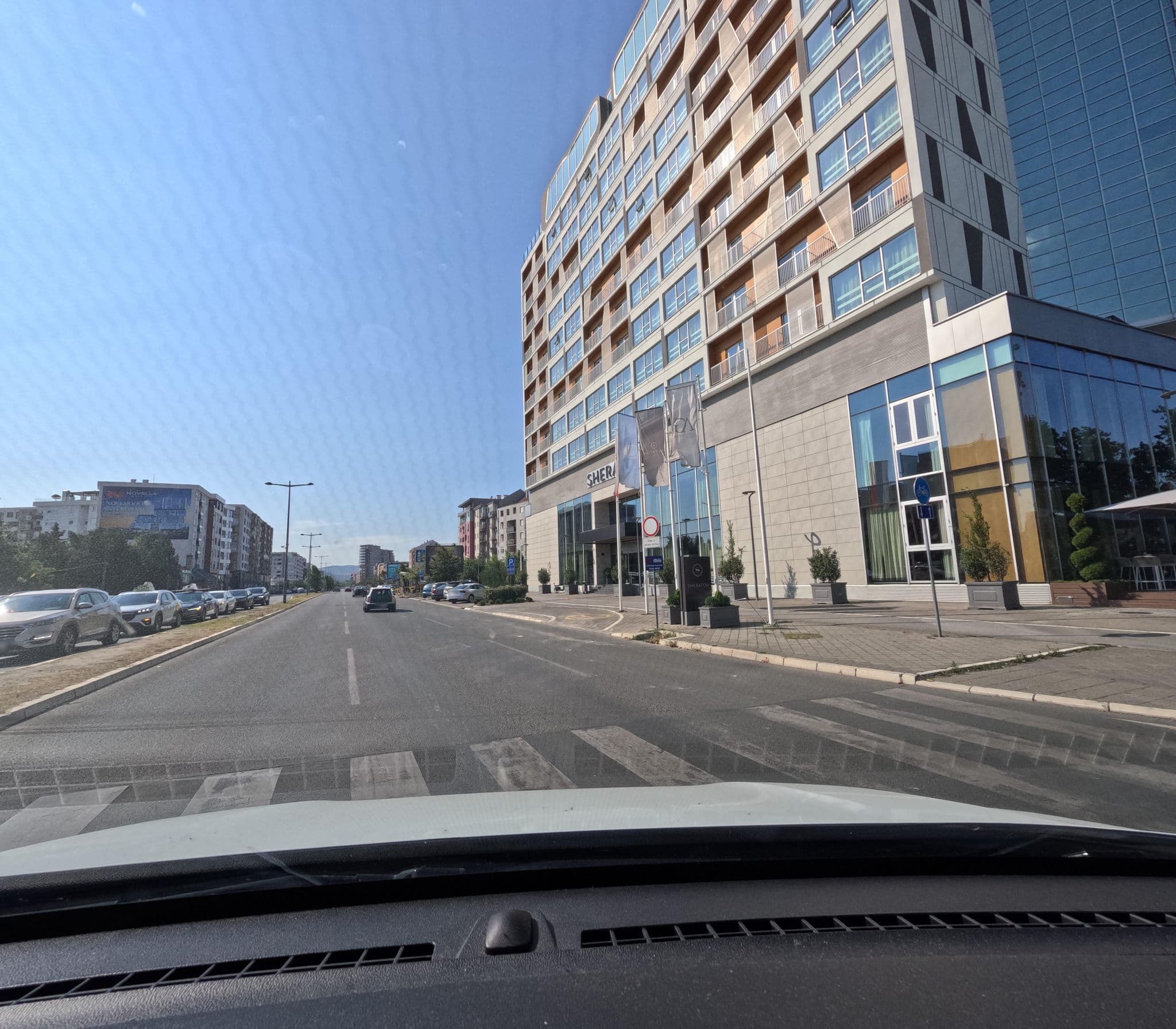 Street view near Hotel Sheraton, Novi Sad — © smajser1 (CC BY-SA · Mapillary)