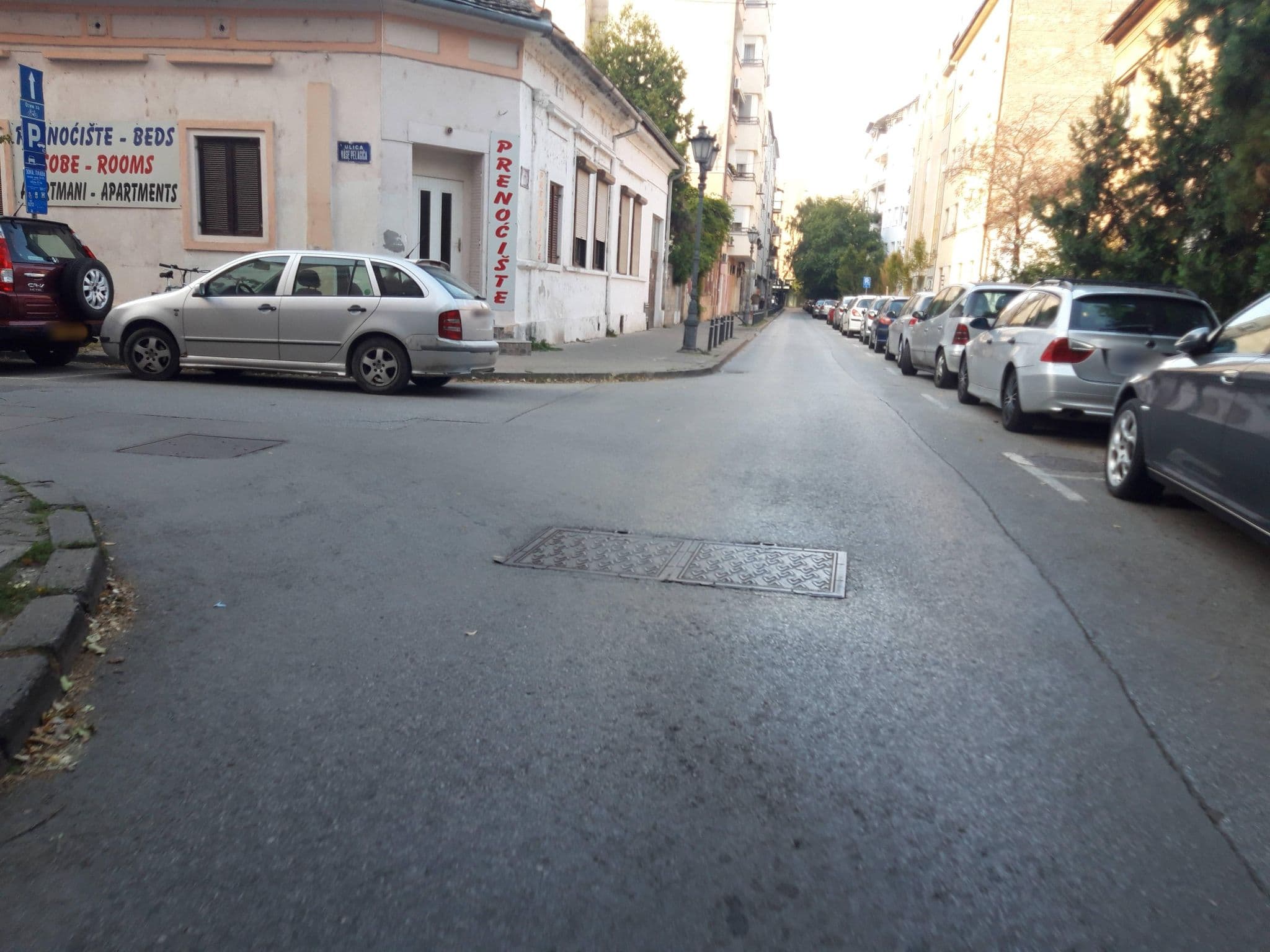 Street view near Corner hostel, Novi Sad — © fivewho (CC BY-SA · Mapillary)