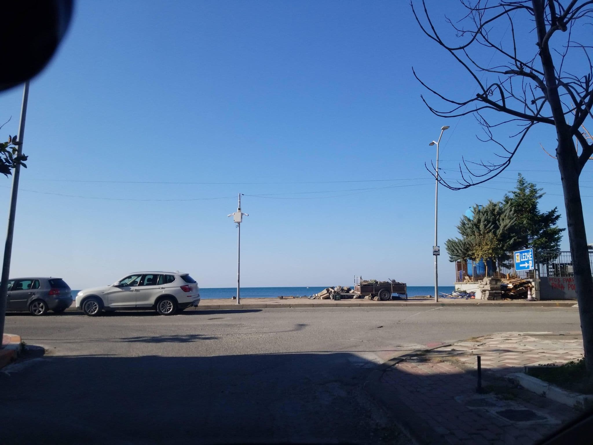 Street view near Milenium, Shëngjin — © denisju_osm (CC BY-SA · Mapillary)