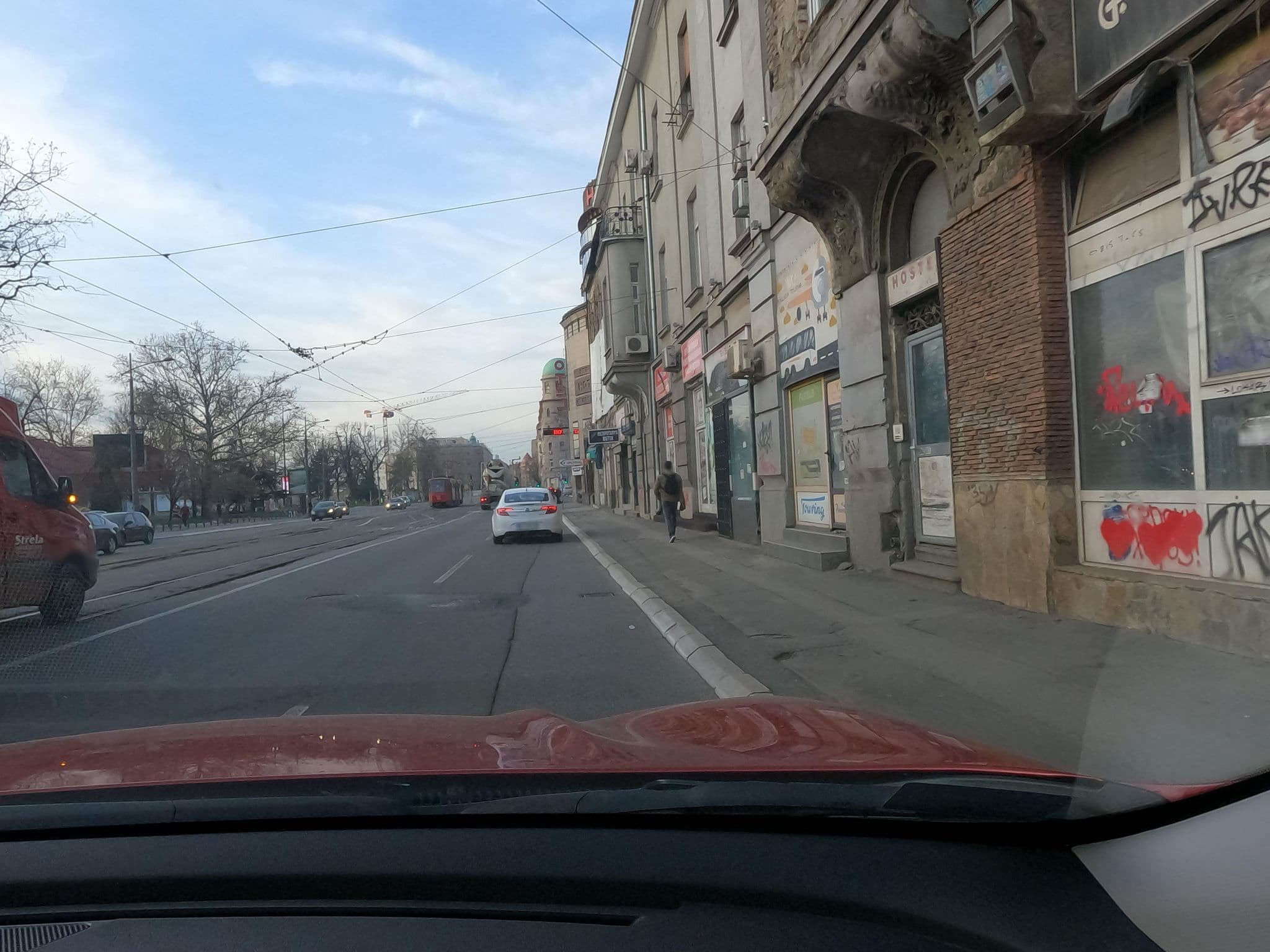 Street view near St Djordje hostel, Belgrade — © borovac (CC BY-SA · Mapillary)