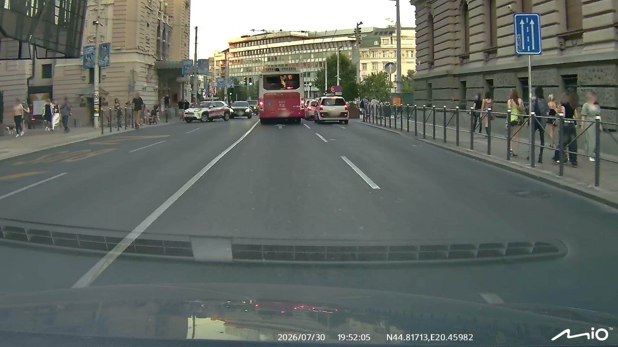 Street view near Olive Hostel, Belgrade — © puky (CC BY-SA · Mapillary)