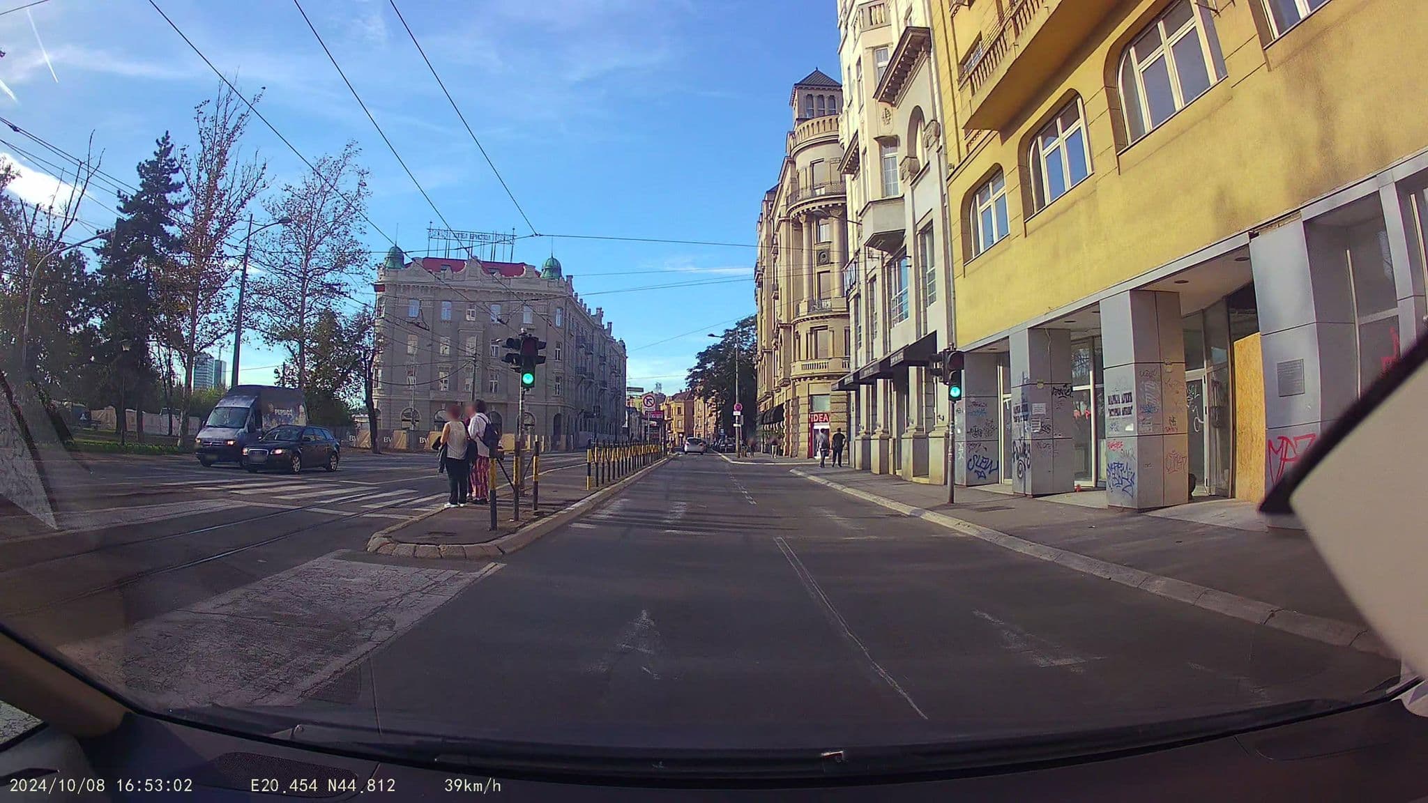 Street view near Gate Stark, Belgrade — © pmilanovic (CC BY-SA · Mapillary)