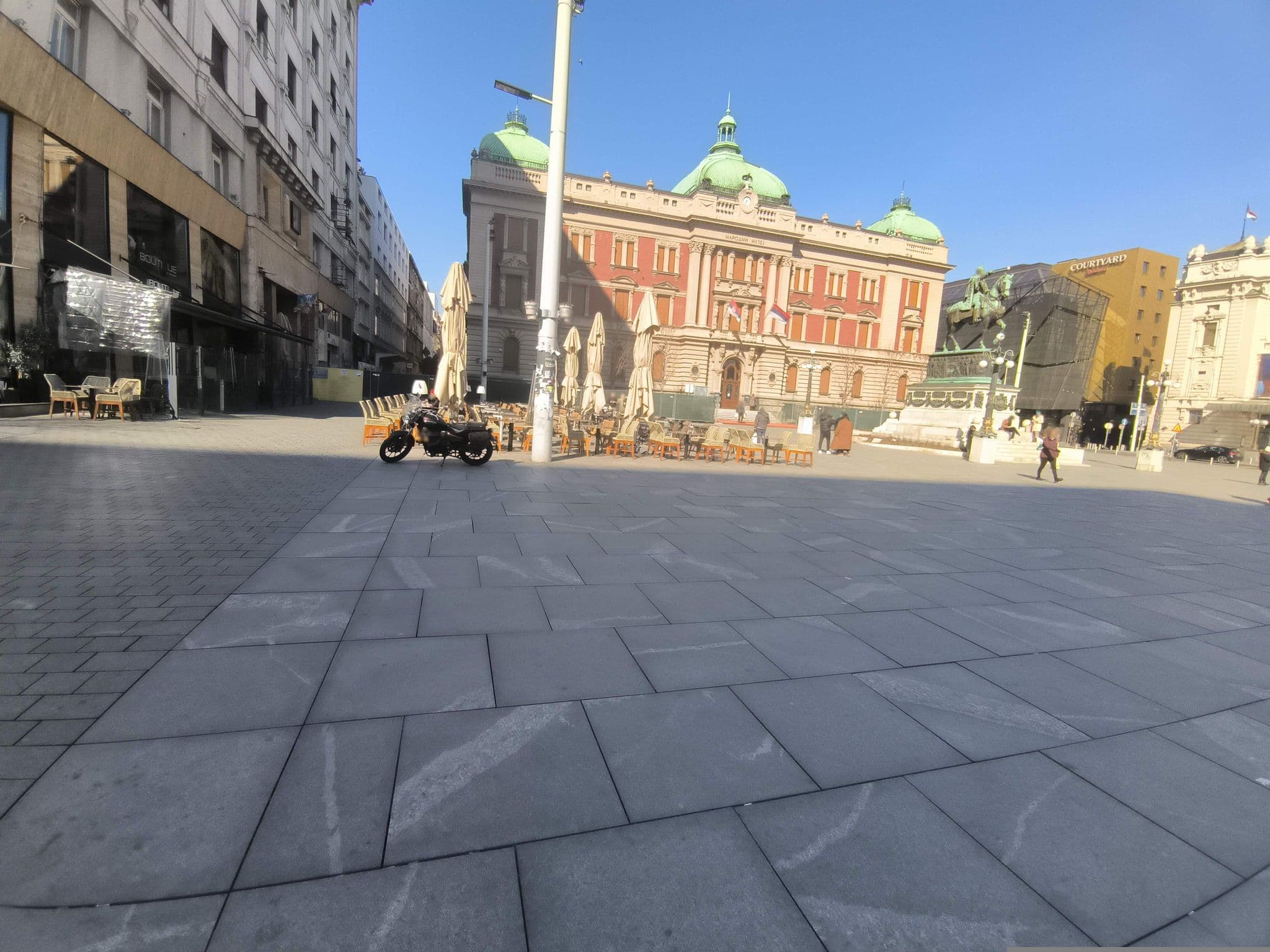 Street view near Five Points Square, Belgrade — © MikiXD (CC BY-SA · Mapillary)