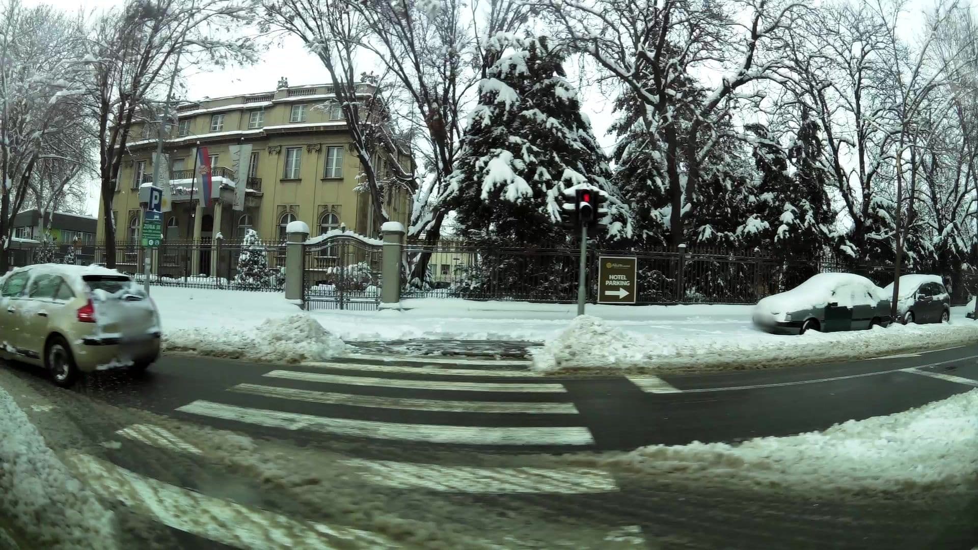 Street view near Danube Hostel, Belgrade — © kaartcam (CC BY-SA · Mapillary)