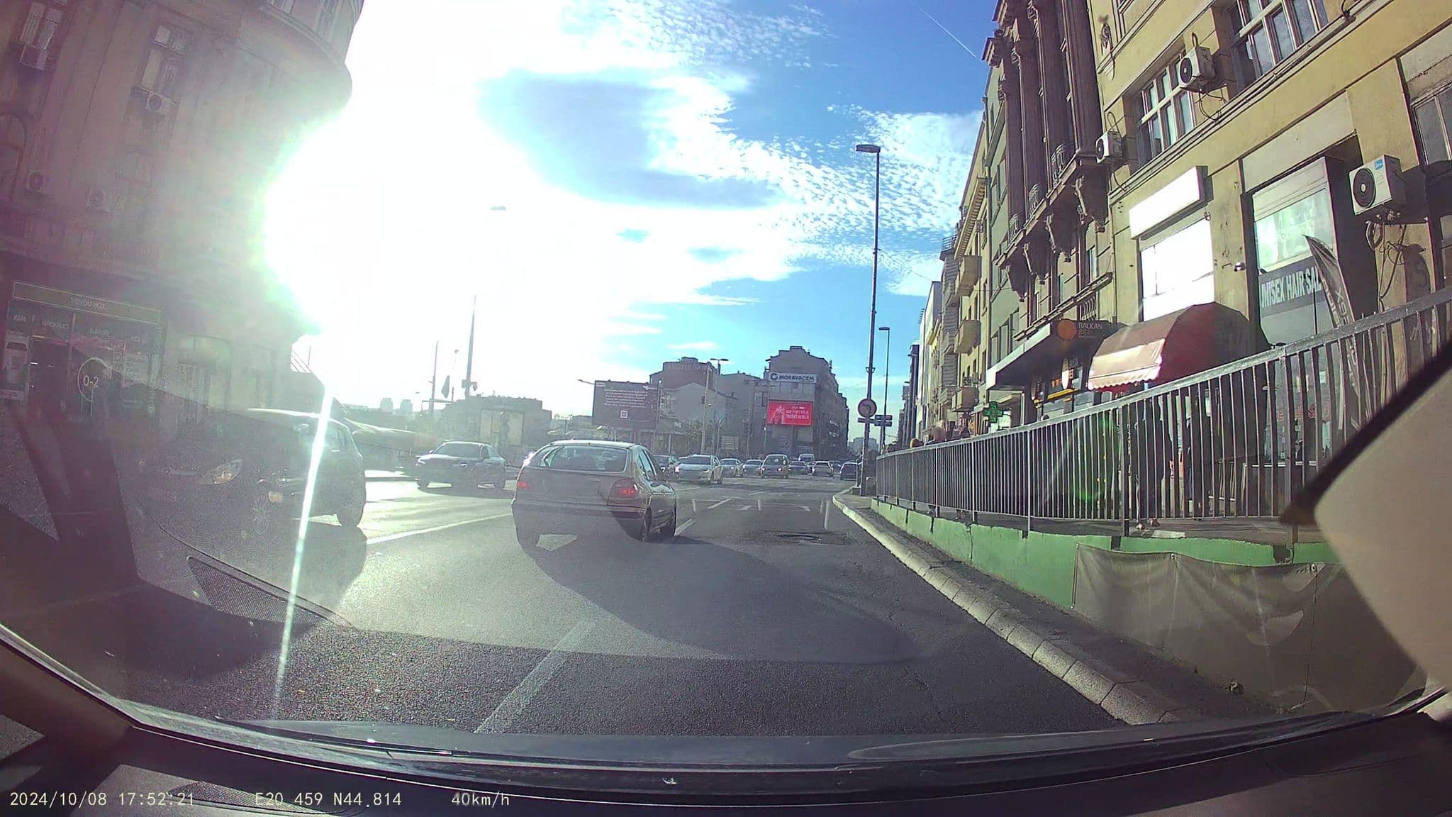 Street view near Bg Exclusive Suites, Belgrade — © pmilanovic (CC BY-SA · Mapillary)
