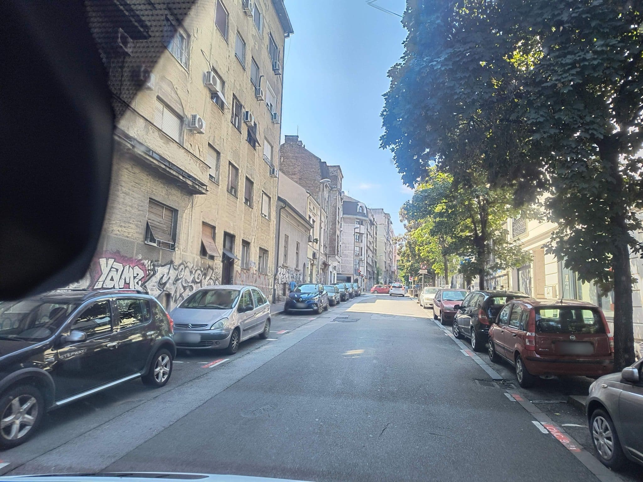 Street view near Skadarlija Suites, Belgrade — © smajser1 (CC BY-SA · Mapillary)