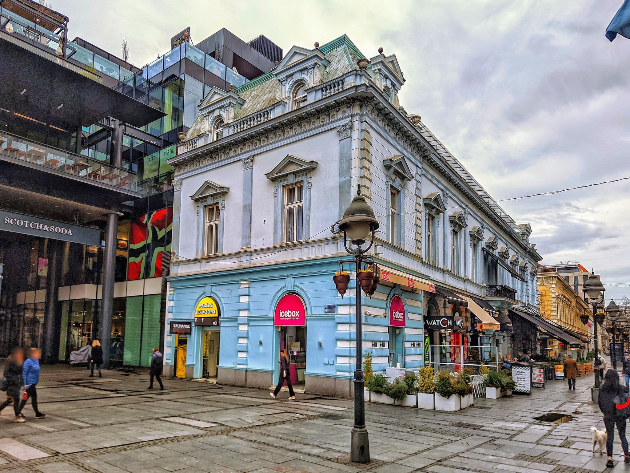 Street view near Maison Royale hotel, Belgrade — © km2bp (CC BY-SA · Mapillary)