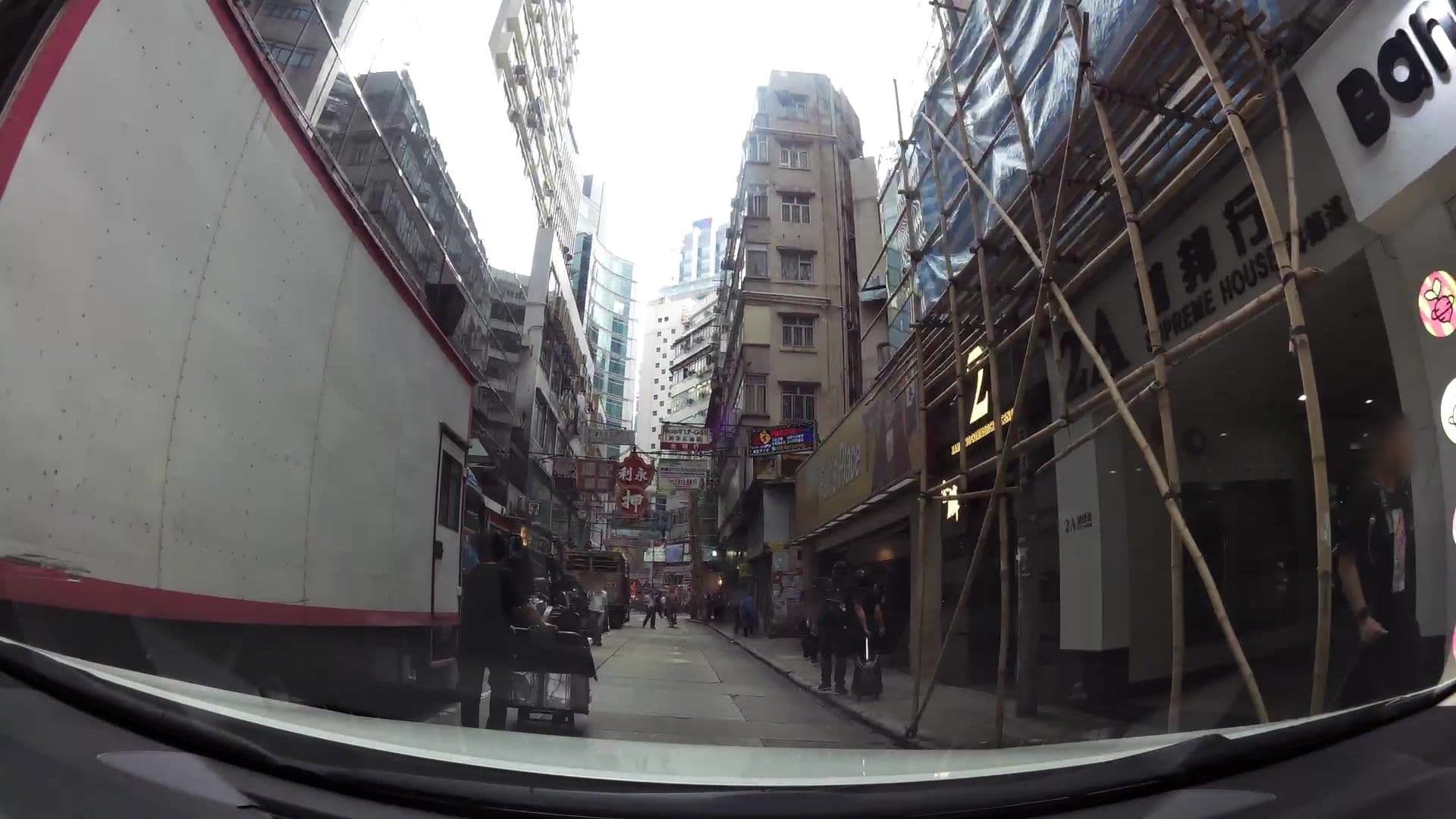 Street view near Hotel Panorama by Rhombus 隆堡麗景酒店, Tsim Sha Tsui — © kaartcam (CC BY-SA · Mapillary)