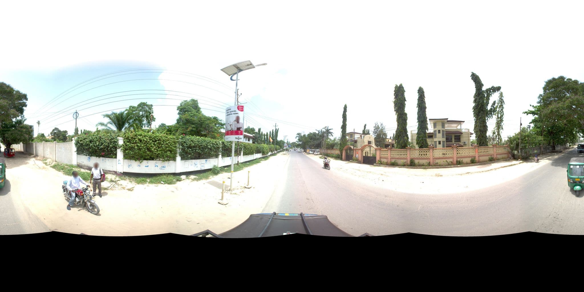Street view near Hunch Backpackers Hostel, Magomeni — © ramanihuria (CC BY-SA · Mapillary)
