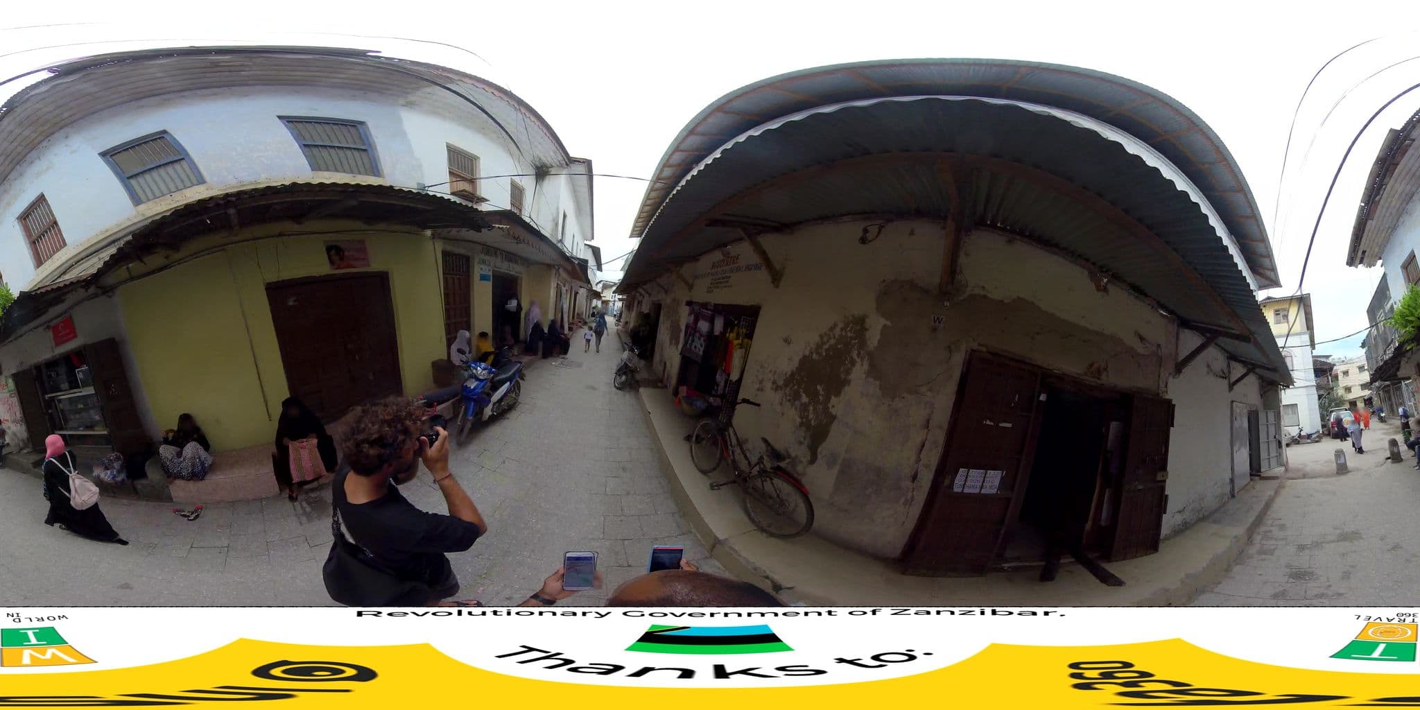 Street view near Flamingo Guest House, Zanzibar — © federicodebetto (CC BY-SA · Mapillary)