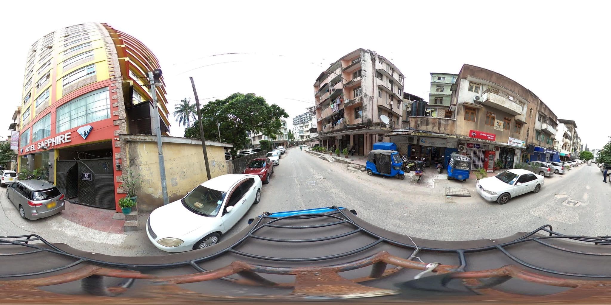 Street view near Room 405, Dar es Salaam — © OMDTZ1 (CC BY-SA · Mapillary)