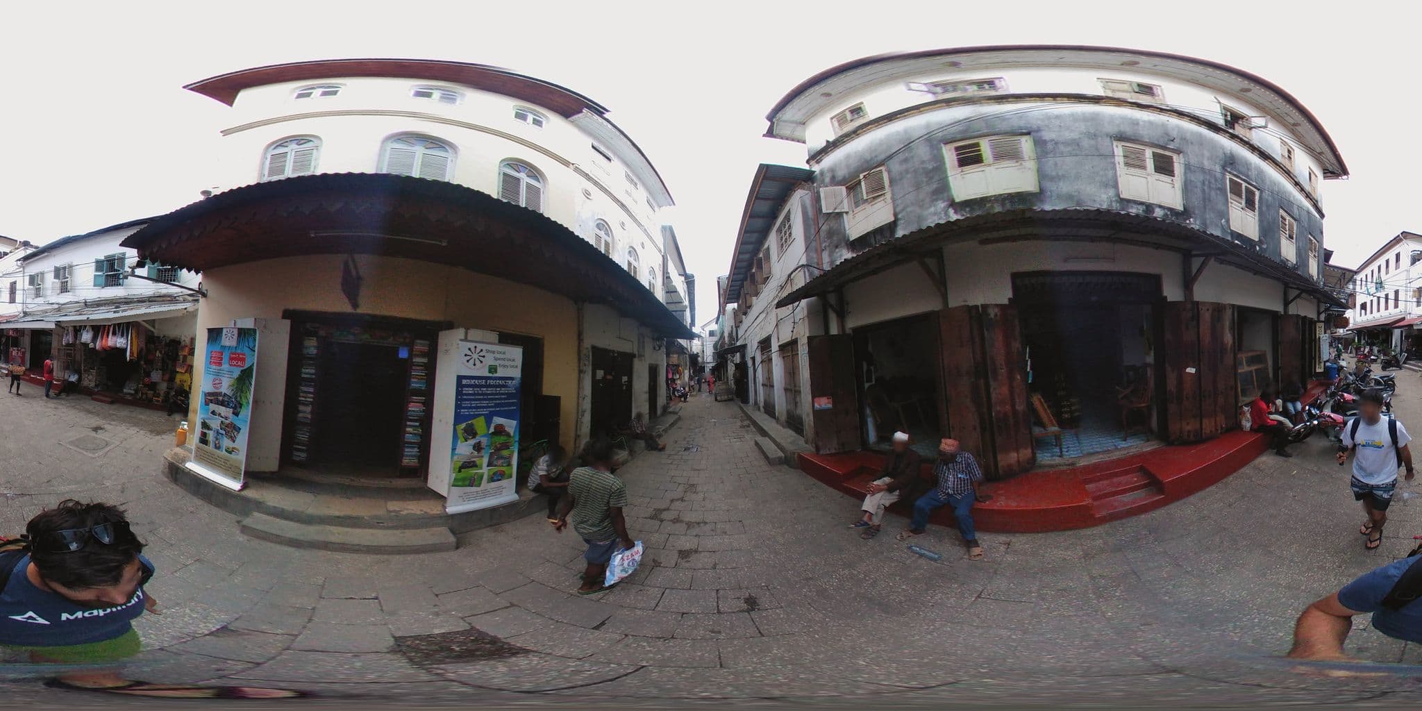 Street view near Maru Maru Hotel, Zanzibar, Zanzibar — © chrisbeddow (CC BY-SA · Mapillary)