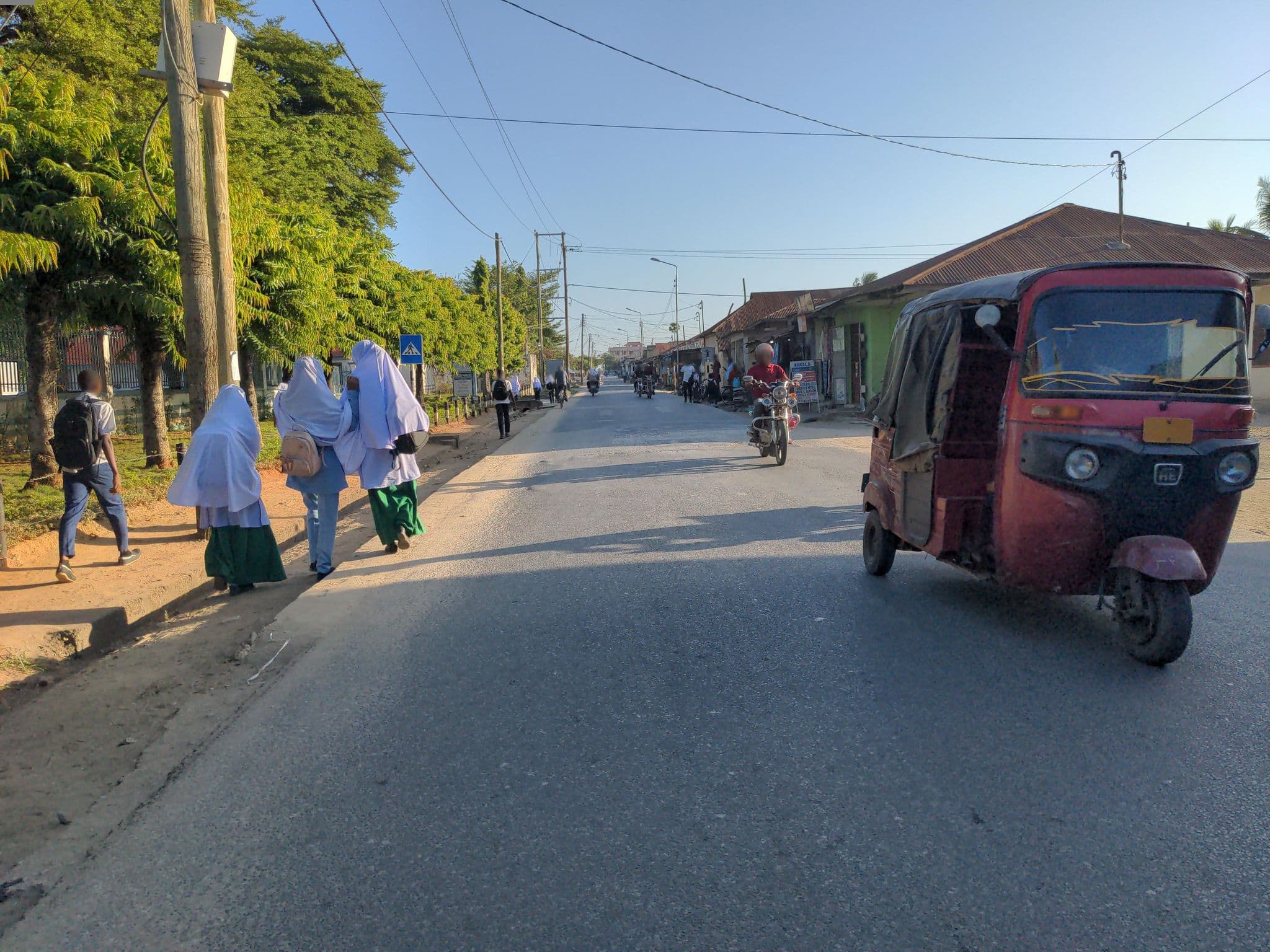 Street view near Pentagon Palace Hotel, Tanga — © KAWAMALA (CC BY-SA · Mapillary)