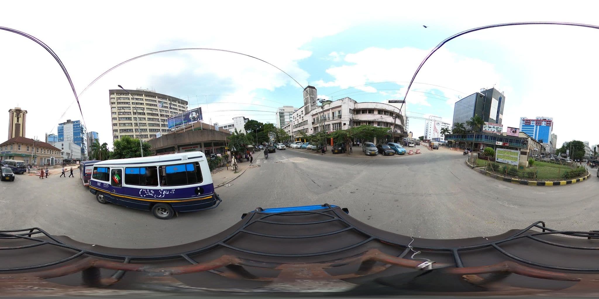 Street view near The Amariah Hotel, Dar es Salaam — © OMDTZ1 (CC BY-SA · Mapillary)